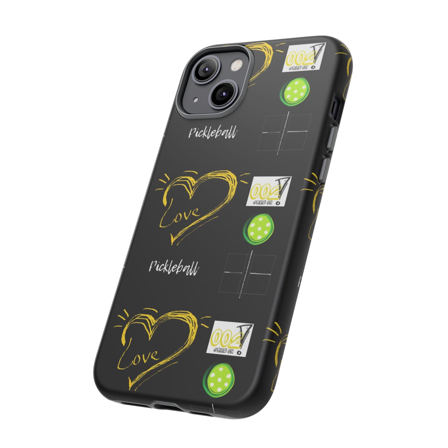 Pickleball Love Tough iPhone Case - Fun & Durable Sport Accessory