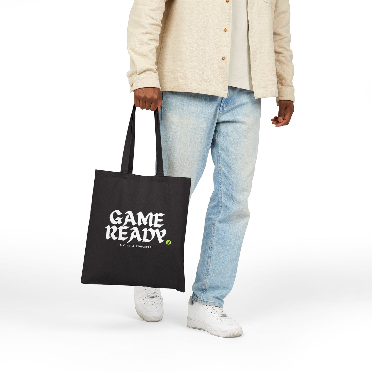 Pickleball Tote Bag - 'Game Ready' Design