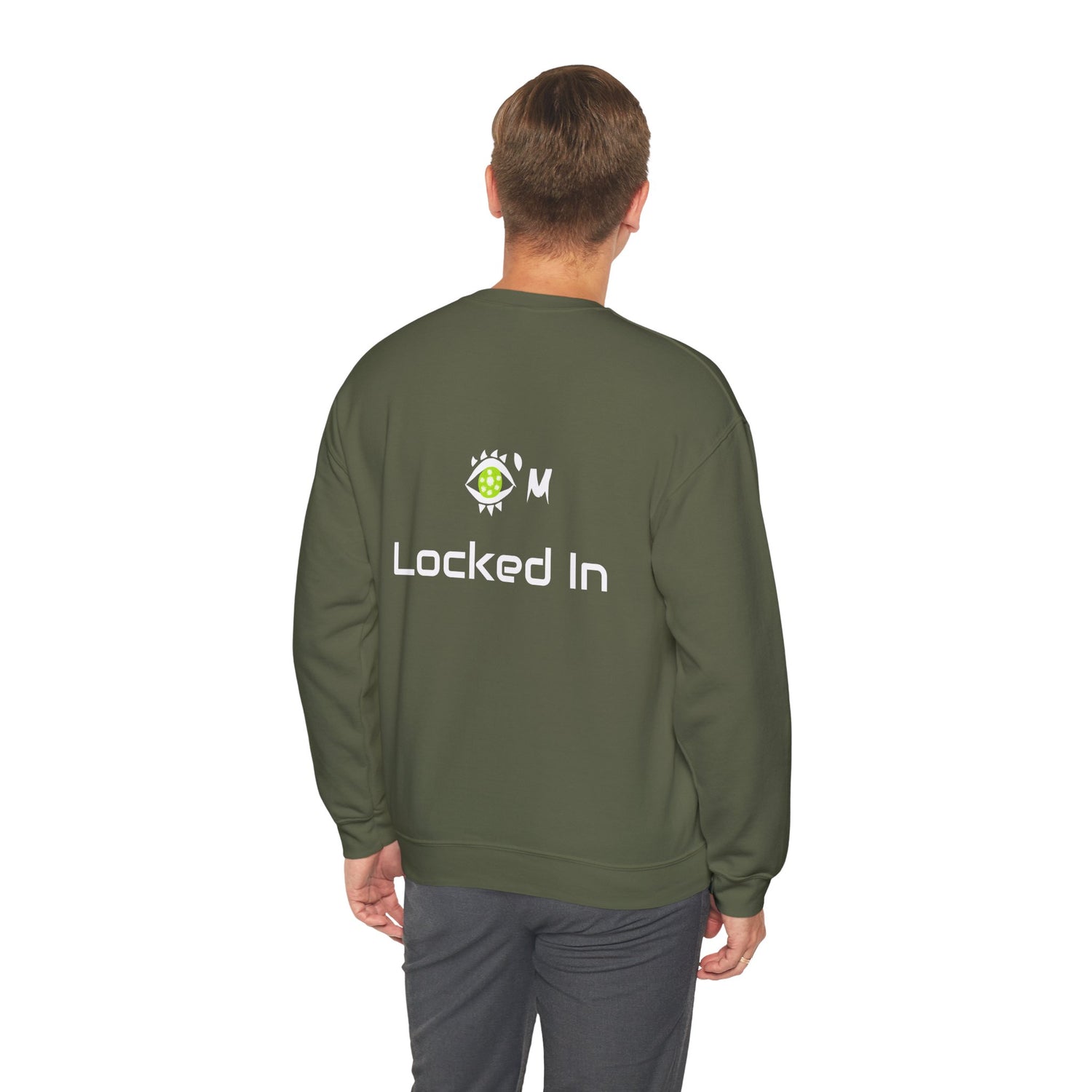 Men's Sweatshirt Apparel - 'I'm Locked In' - Men's Pickleball Crewneck