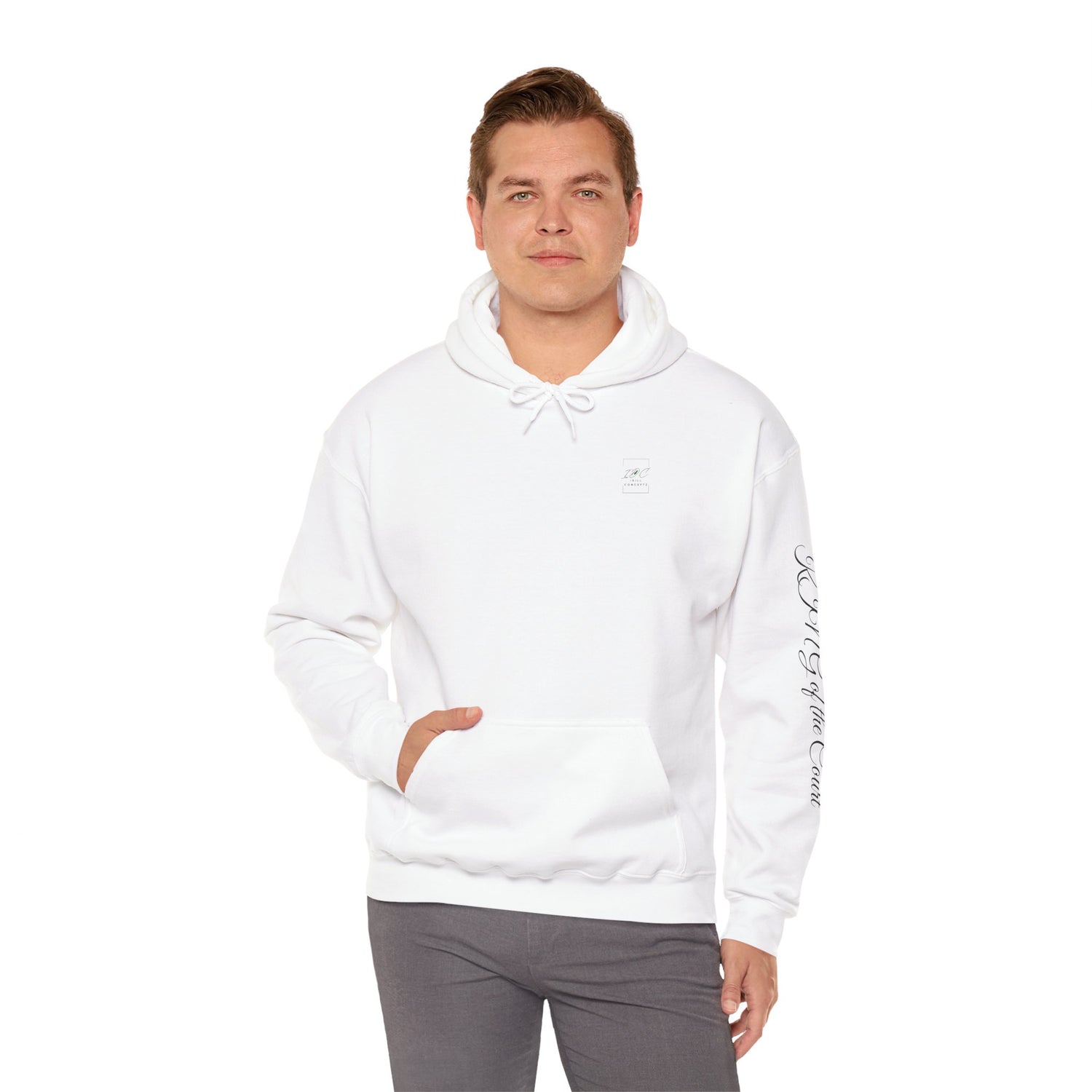 Pickleball Hoodie - King of the Court Design #2 - Men's Sweatshirt