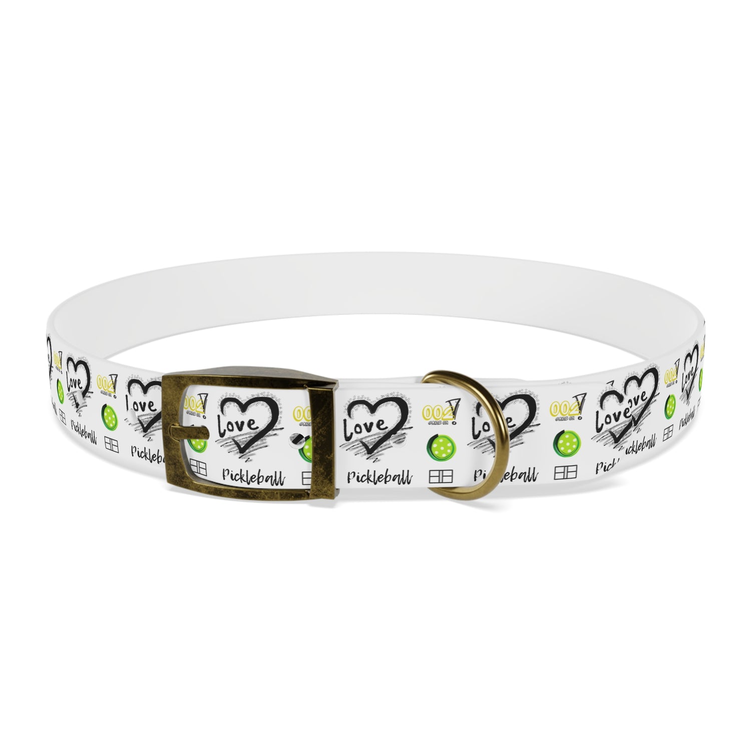 Dog Collar - Pickleball Love Unique Stand Out Design - Perfect for Pet Owners