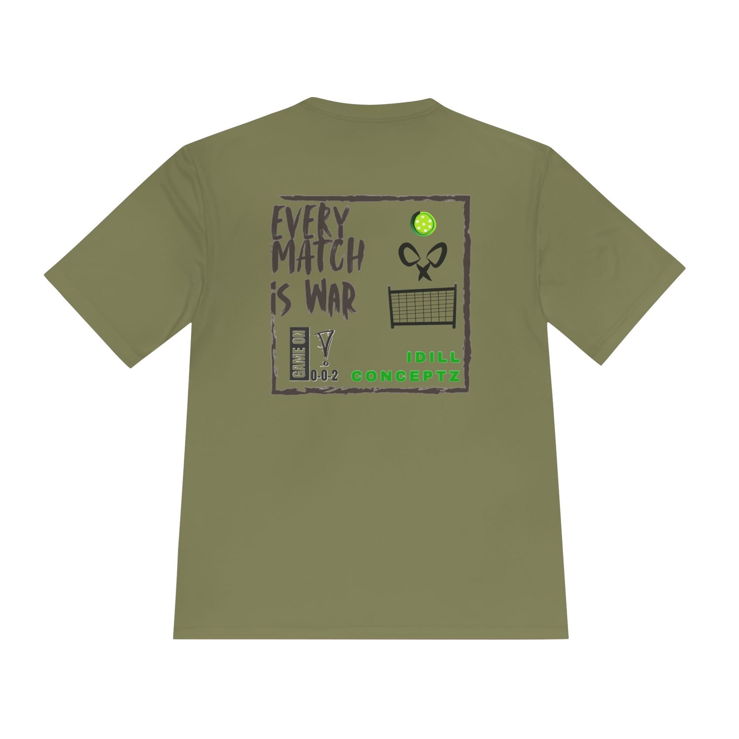 Men's Sportswear Tee - Pickleball Every Match is War Design