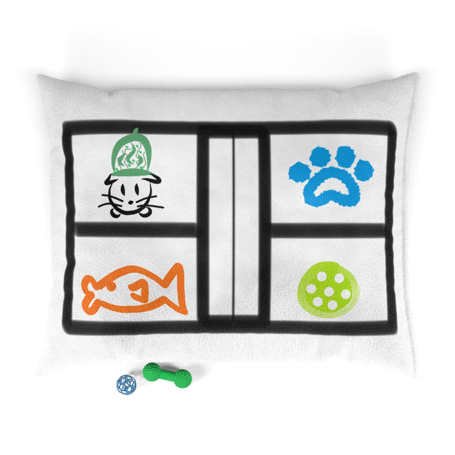 Pet Bed - Pickle Cat Design