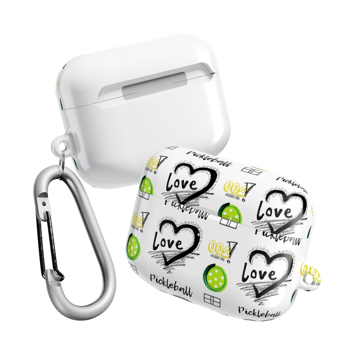 AirPod Cases - Pickleball Enthusiast Gift with Unique LOVE Design