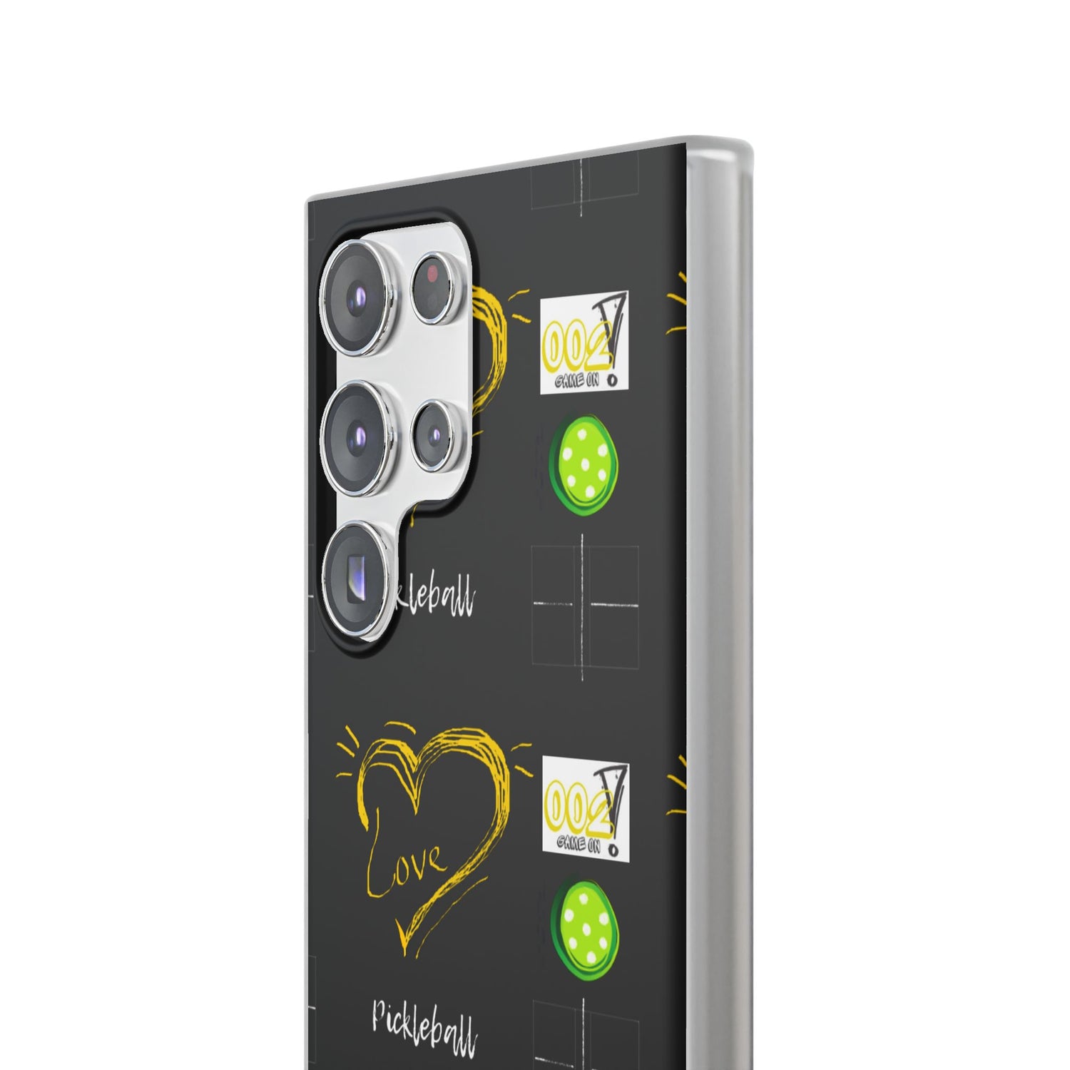 Pickleball Love Flexi Android Samsung Phone Case - Pickleball Phone Case