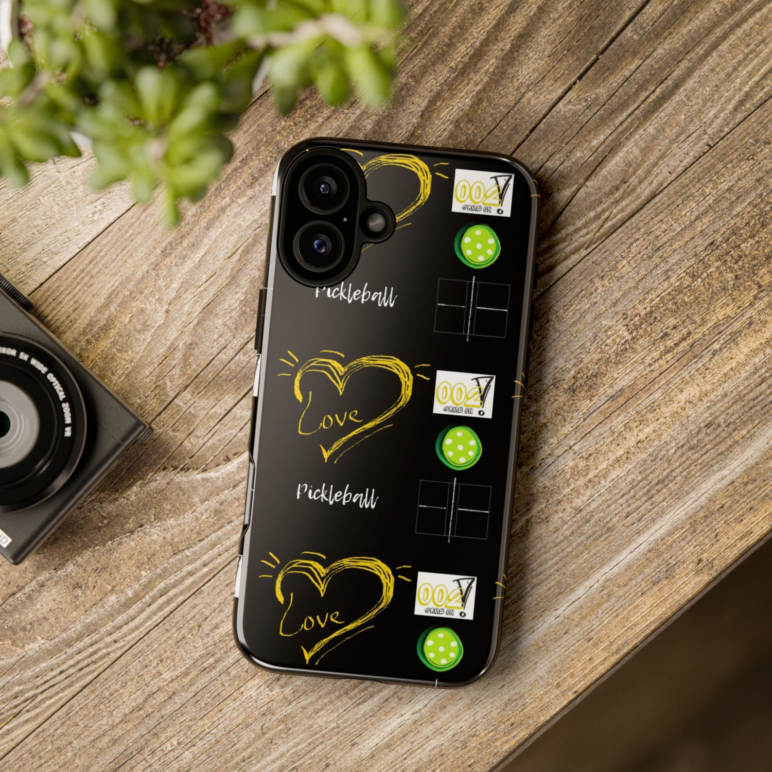 Pickleball Love Tough iPhone Case - Fun & Durable Sport Accessory