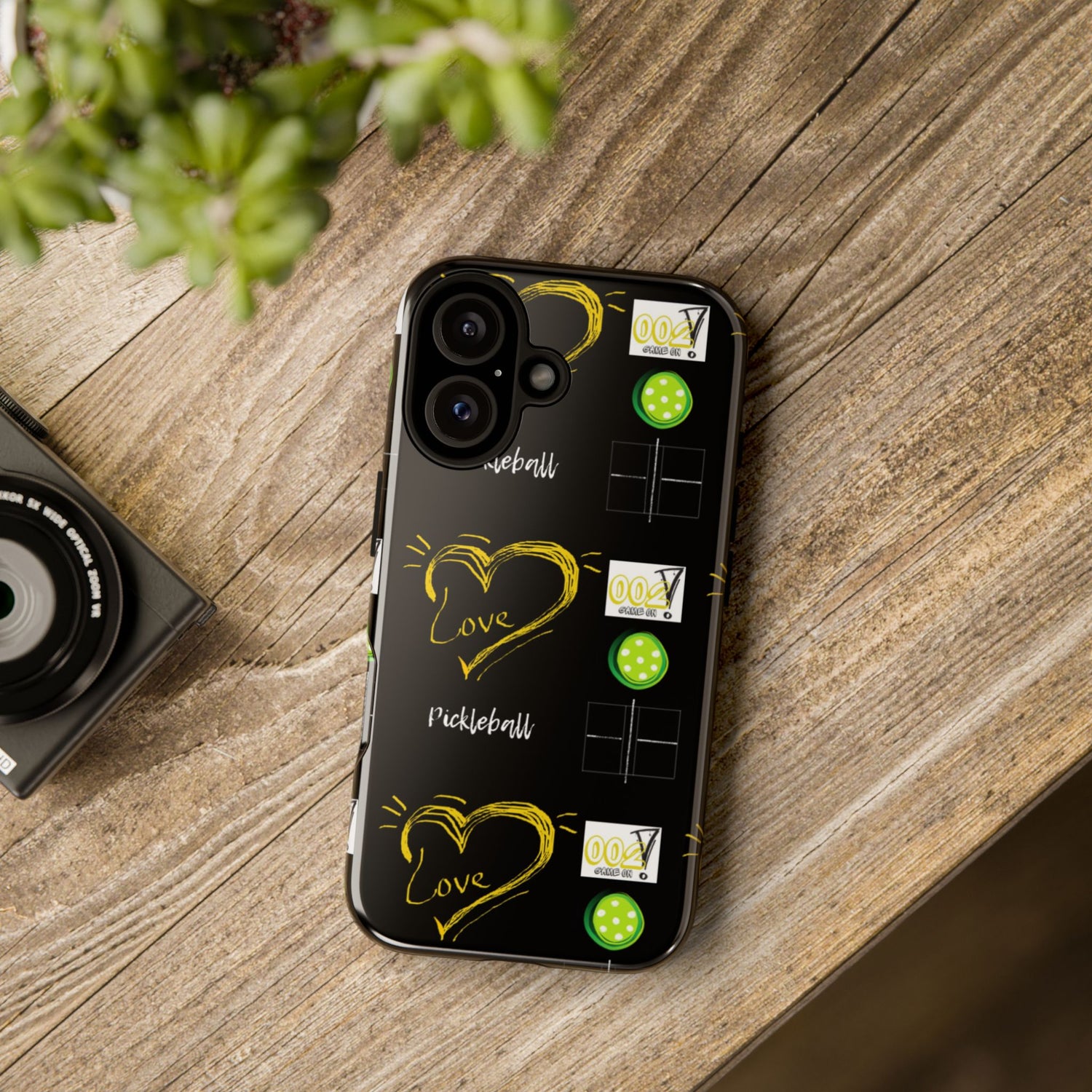 Pickleball Love Tough iPhone Case - Fun & Durable Sport Accessory