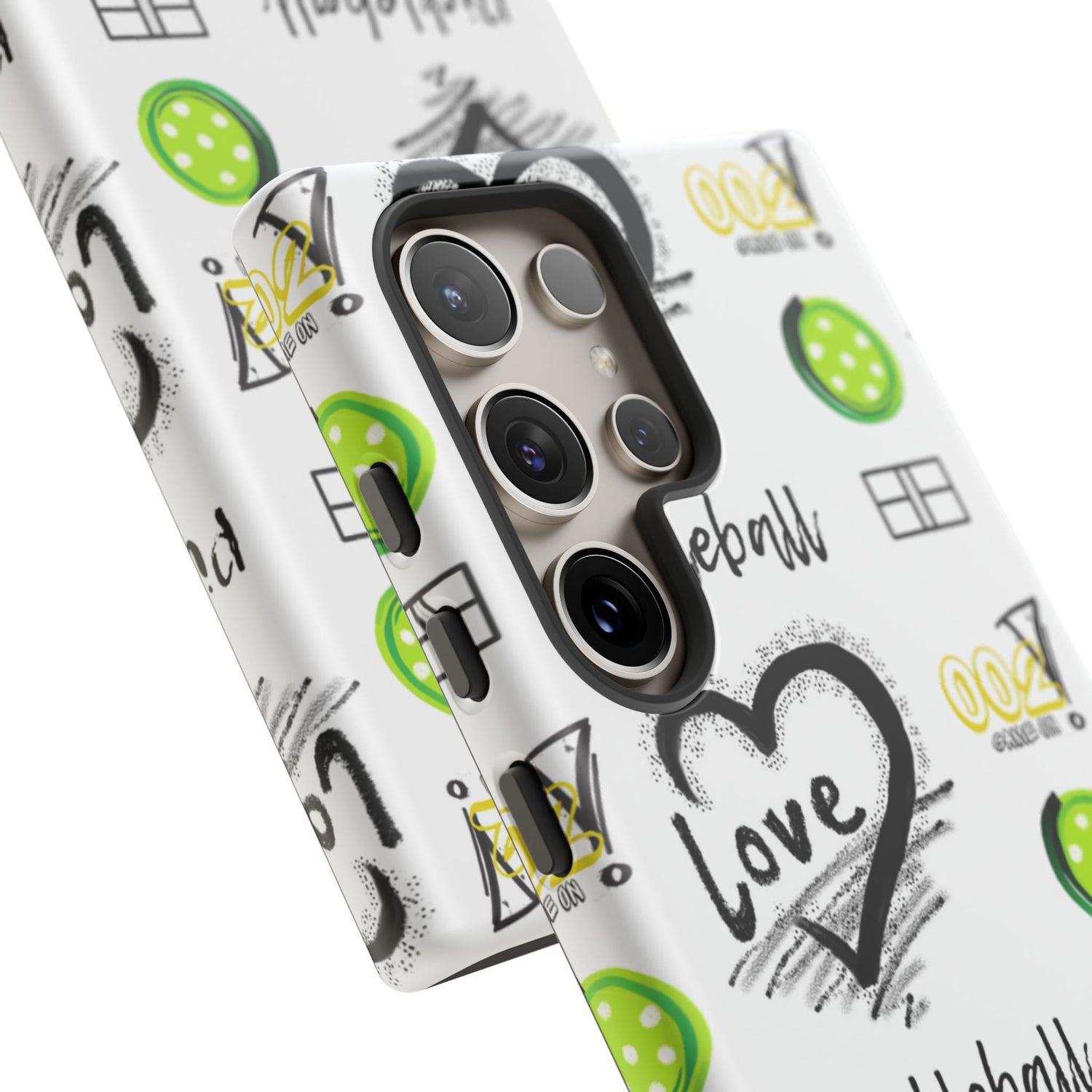 Pickleball Love Tough Android Samsung Phone Case - Fun & Durable Sport Accessory