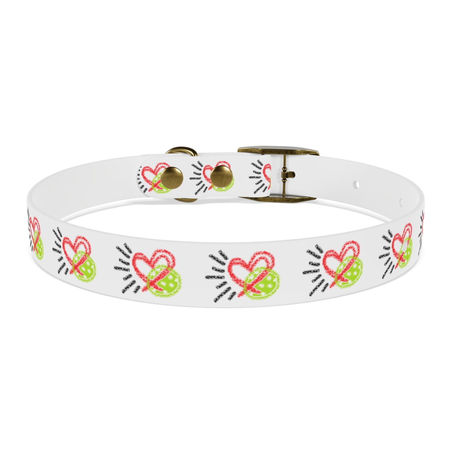 Dog Collar - Pickleball Love Unique Stand Out Design - Perfect for Pet Owners