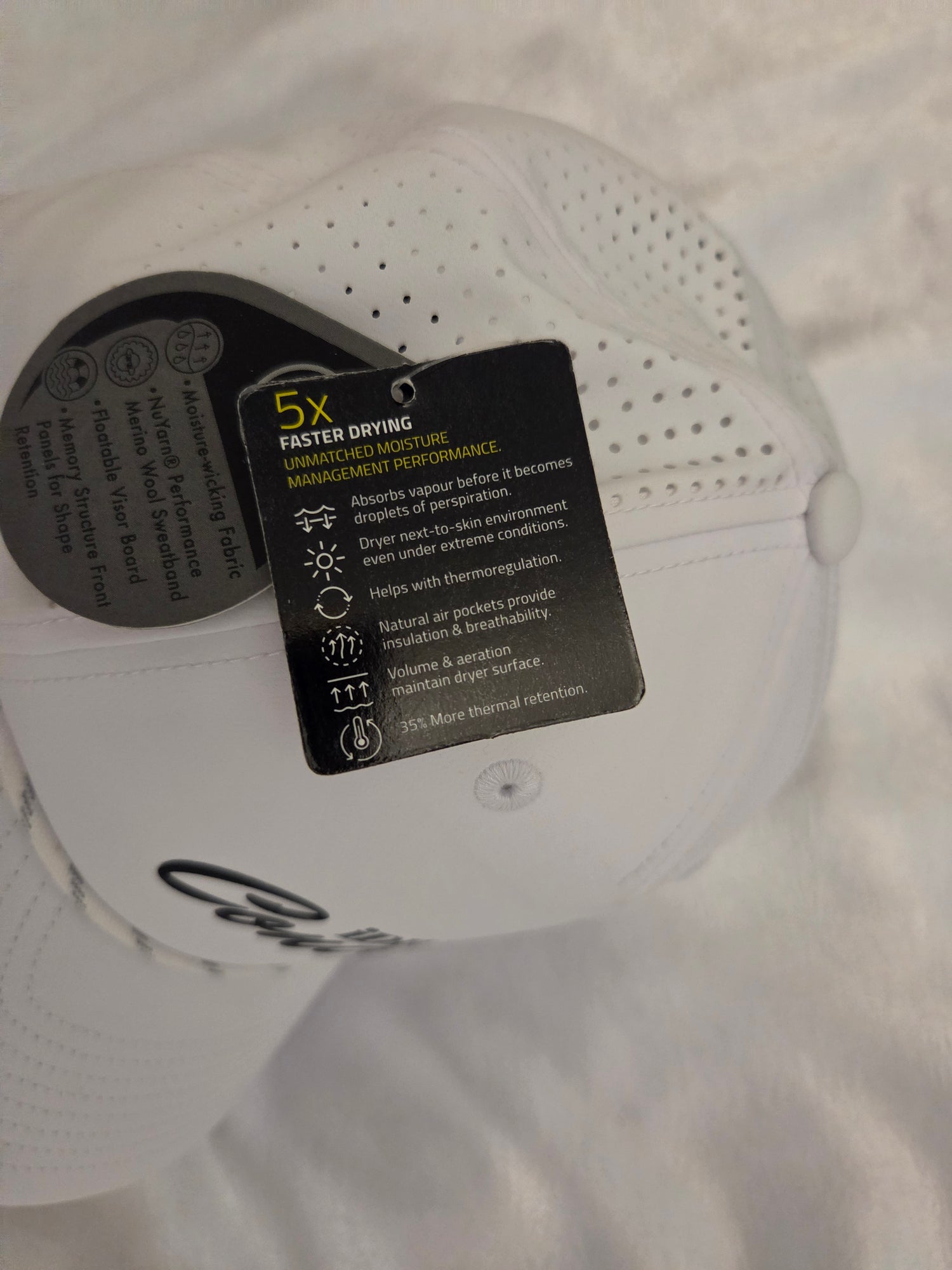 Men's Performance Rope Cap - iDill Conceptz Club - WHITE