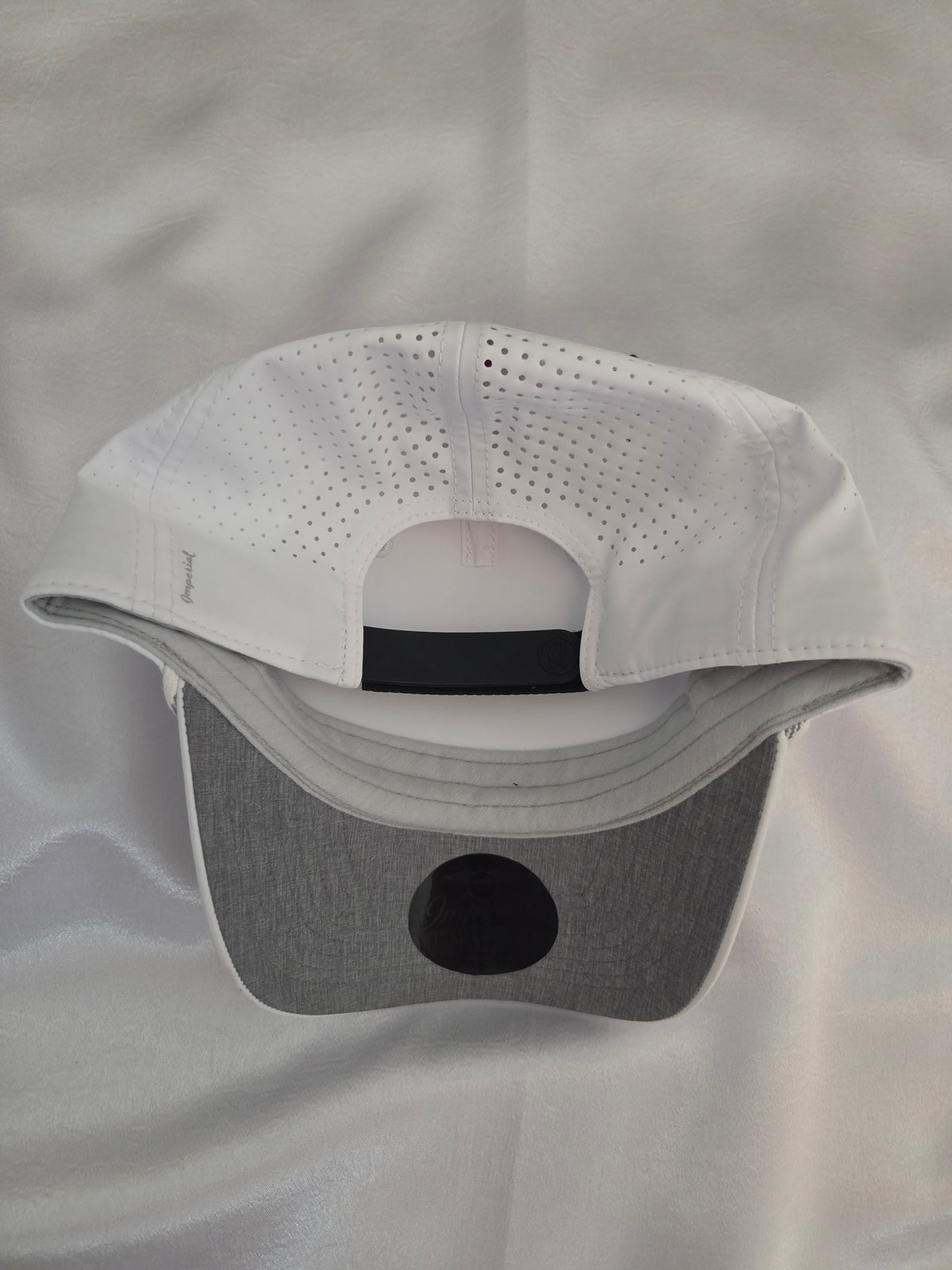 Men's Performance Rope Cap - iDill Conceptz Logo - WHITE