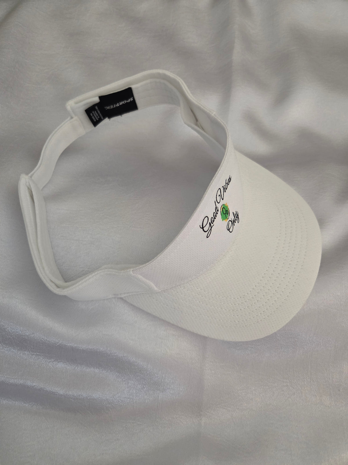 Good Vibes Only - Pickleball Visor - WHITE