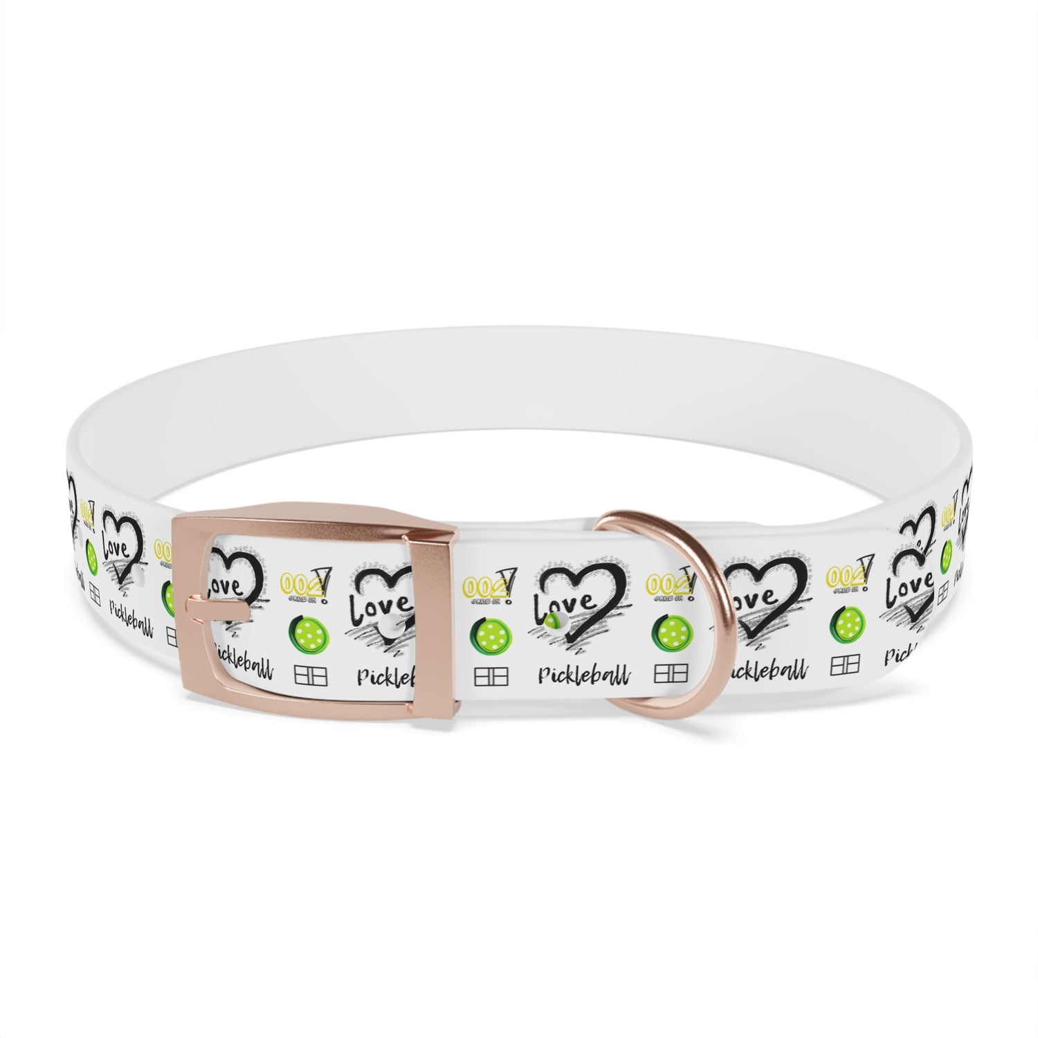 Dog Collar - Pickleball Love Unique Stand Out Design - Perfect for Pet Owners