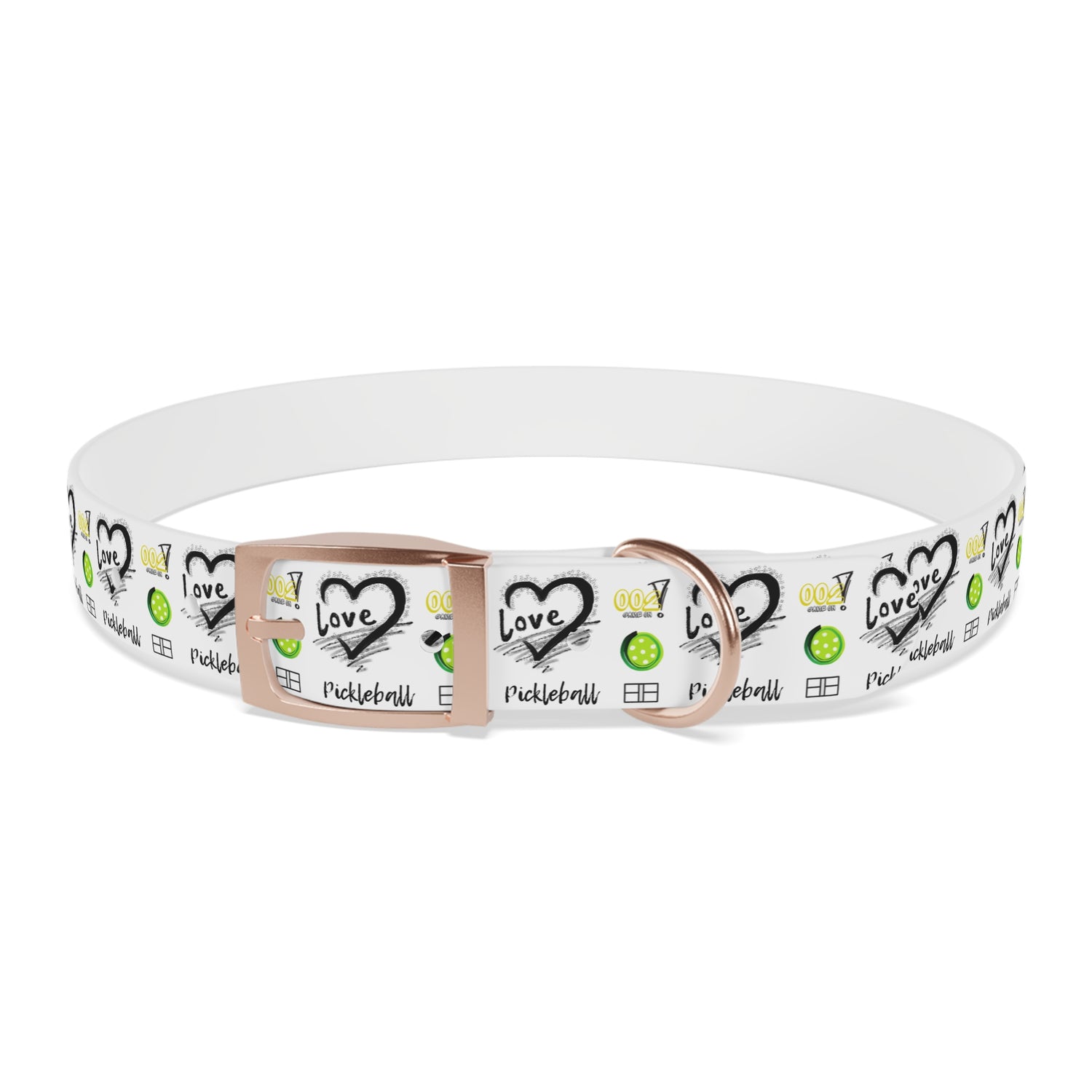 Dog Collar - Pickleball Love Unique Stand Out Design - Perfect for Pet Owners