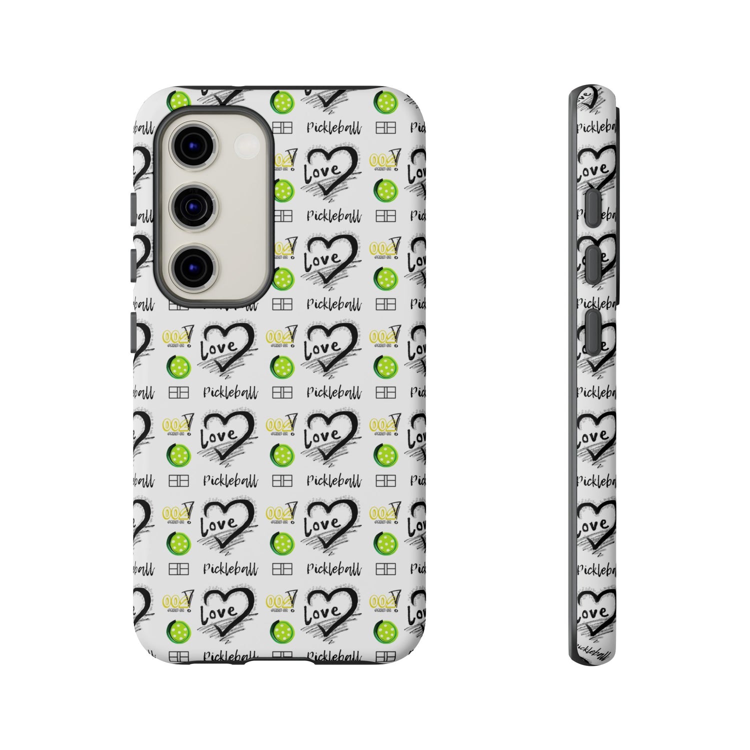 Pickleball Love Tough Android Samsung Phone Case - Fun & Durable Sport Accessory