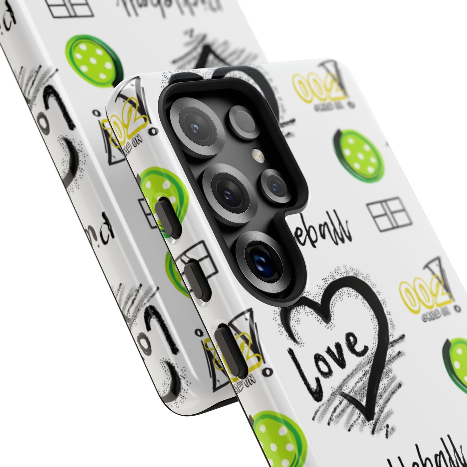 Pickleball Love Tough Android Samsung Phone Case - Fun & Durable Sport Accessory