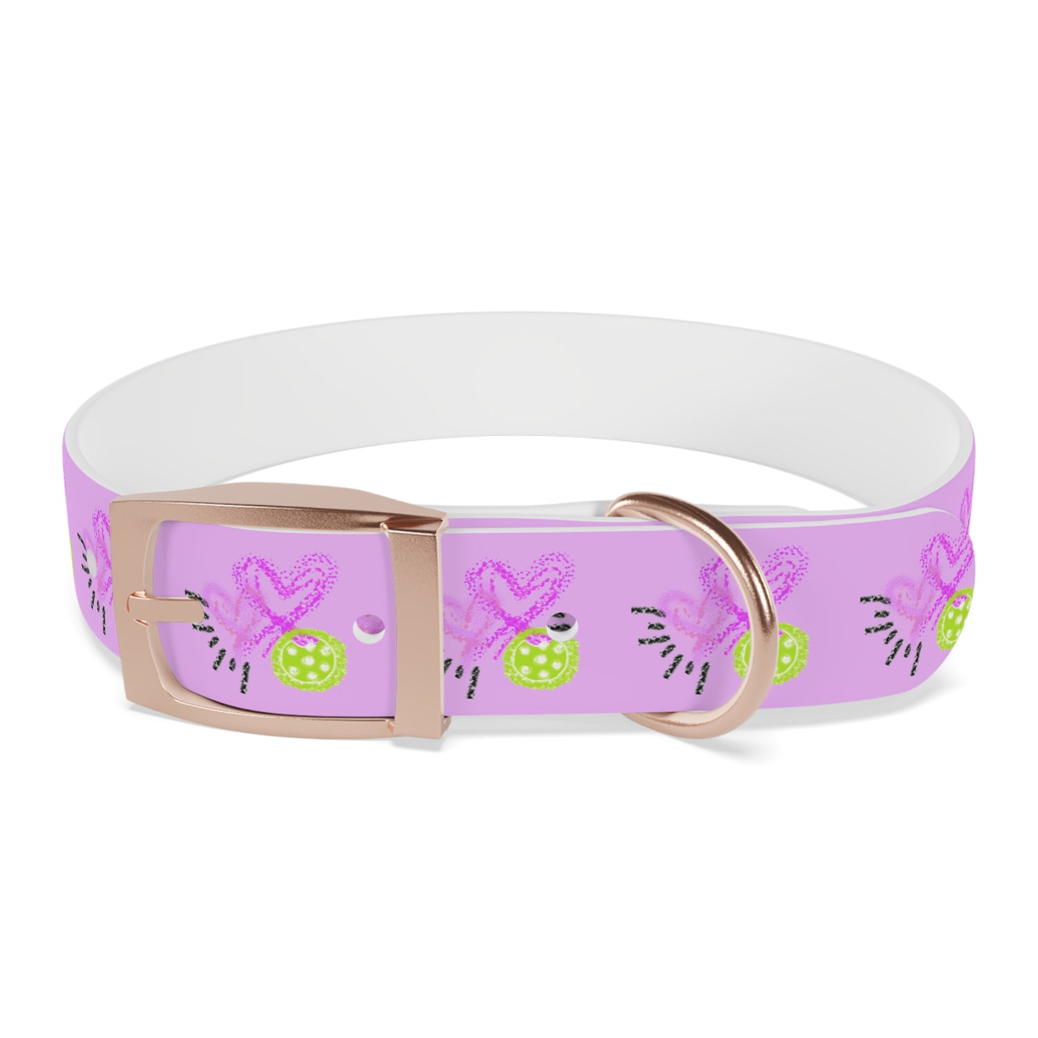 Dog Collar - Pickleball Love Unique Stand Out Design - Perfect for Pet Owners