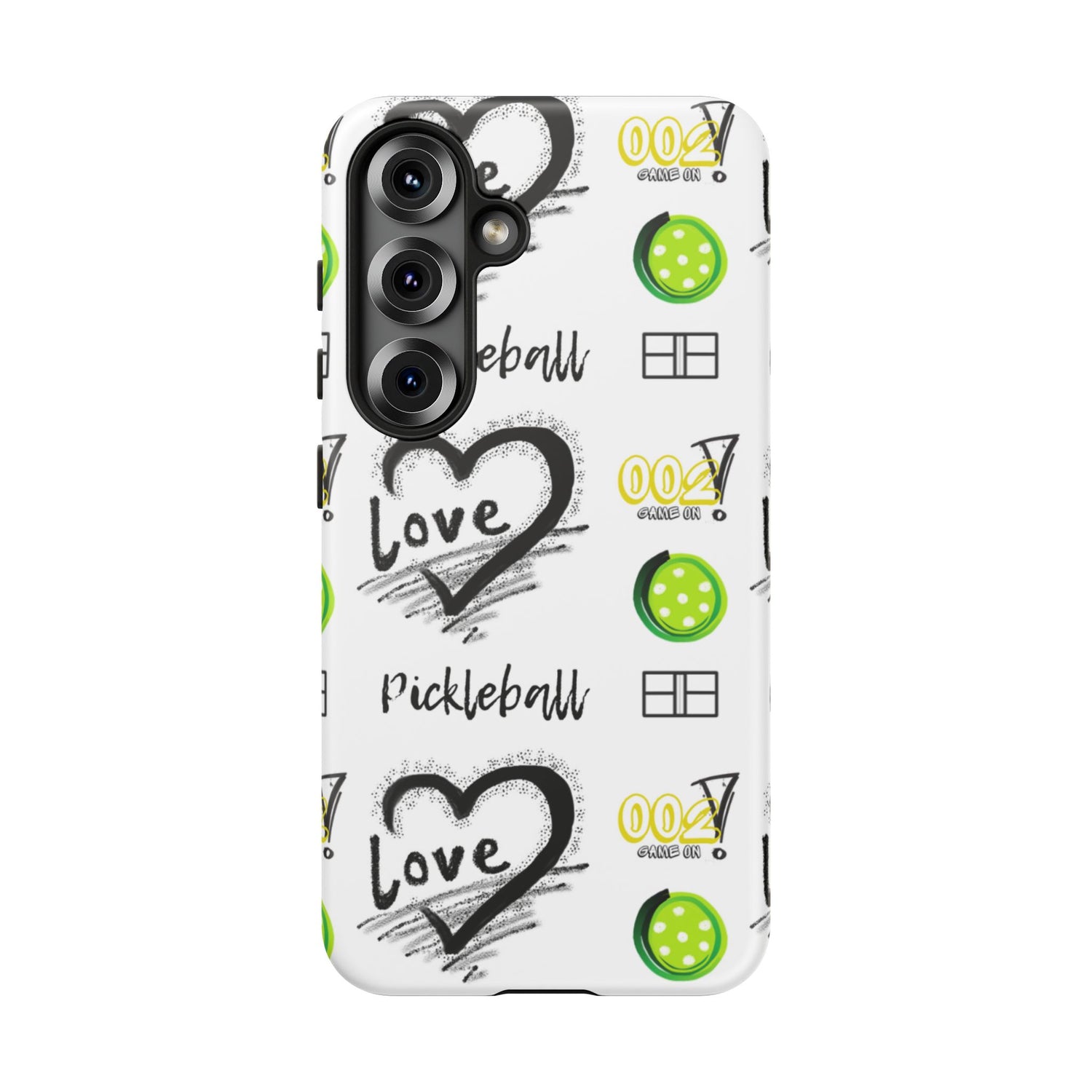 Pickleball Love Tough Android Samsung Phone Case - Fun & Durable Sport Accessory