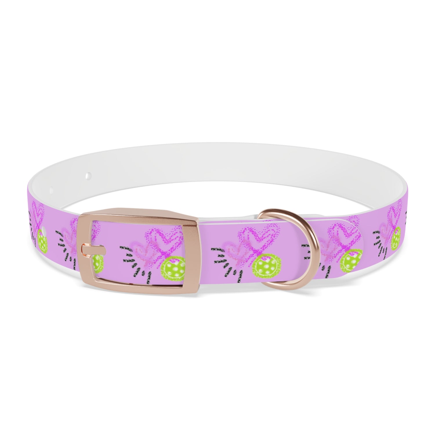 Dog Collar - Pickleball Love Unique Stand Out Design - Perfect for Pet Owners