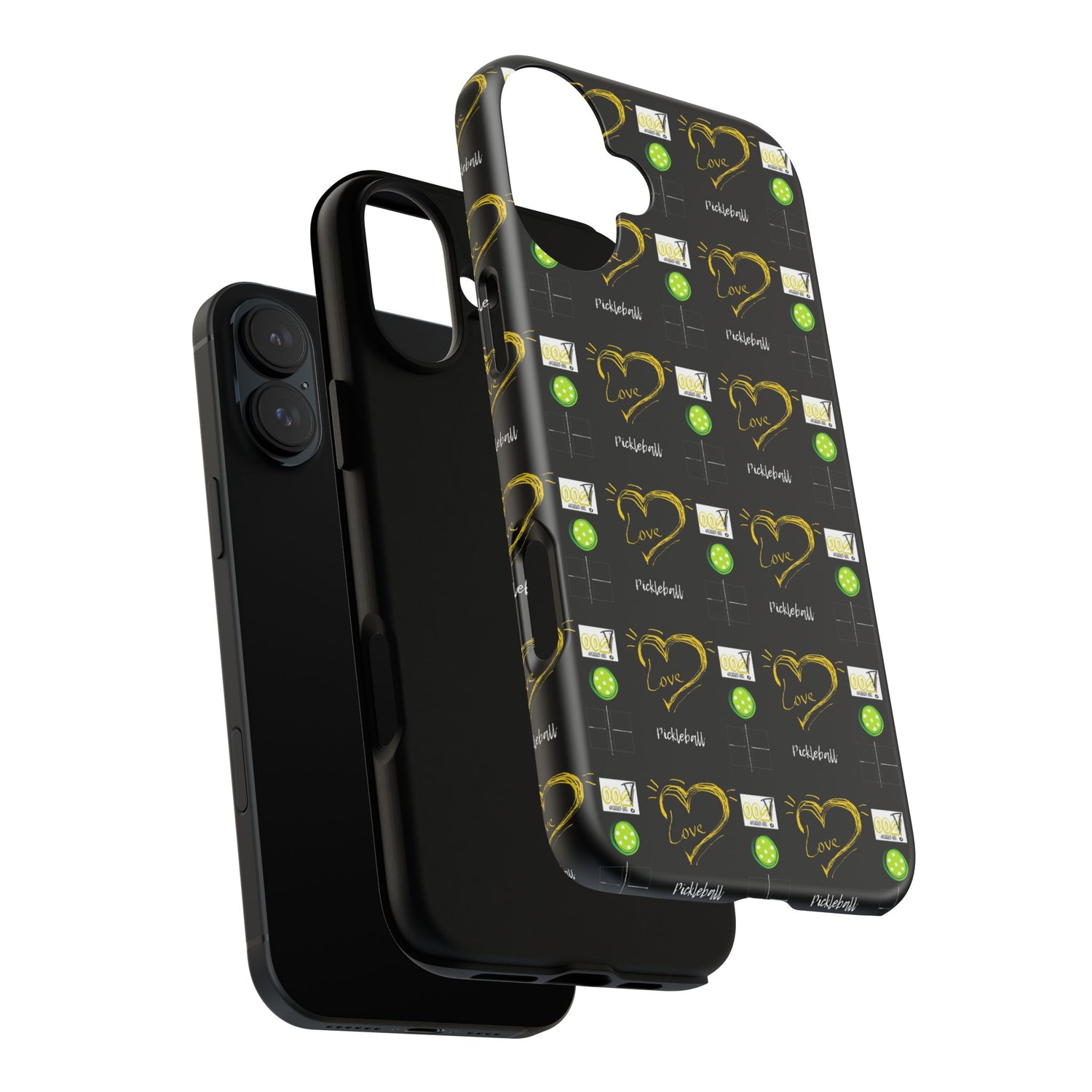 Pickleball Love Tough iPhone Case - Fun & Durable Sport Accessory