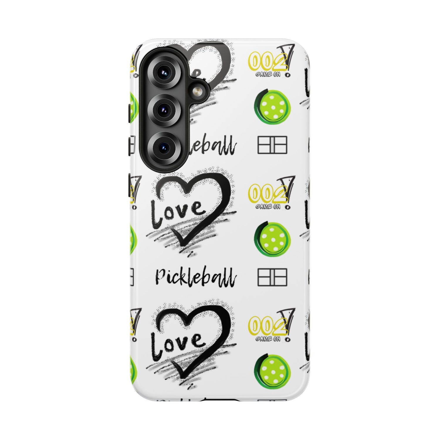 Pickleball Love Tough Android Samsung Phone Case - Fun & Durable Sport Accessory