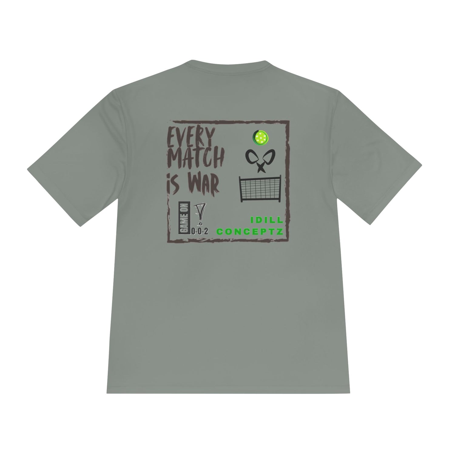 Men's Sportswear Tee - Pickleball Every Match is War Design