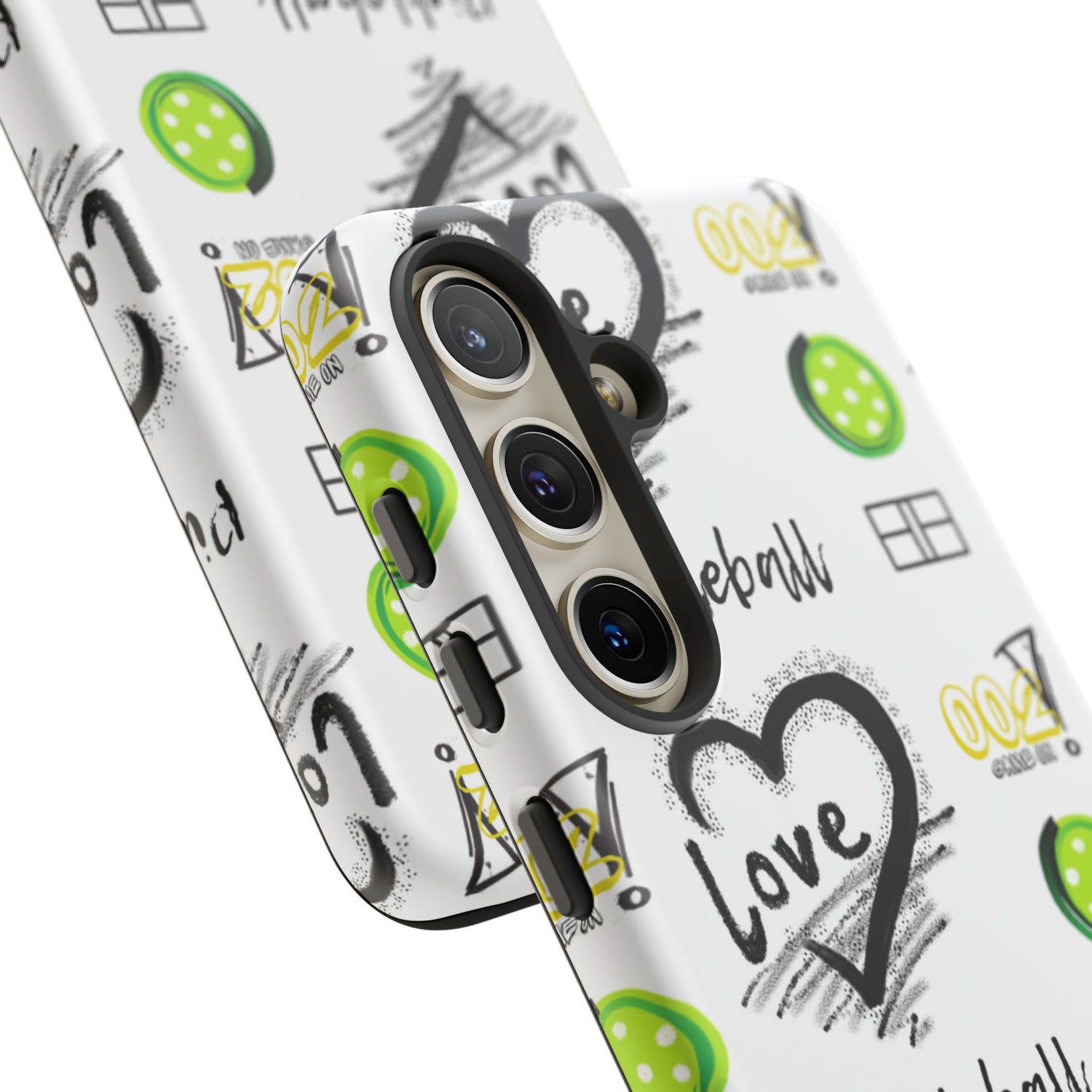 Pickleball Love Tough Android Samsung Phone Case - Fun & Durable Sport Accessory