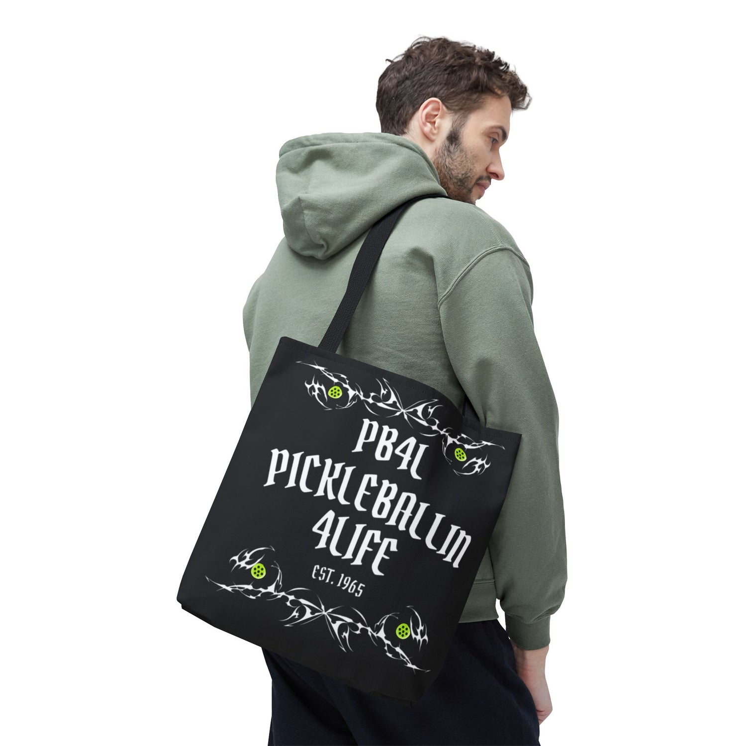 Pickleball Tote Bag - 'PB4L' Design for Enthusiasts and Players