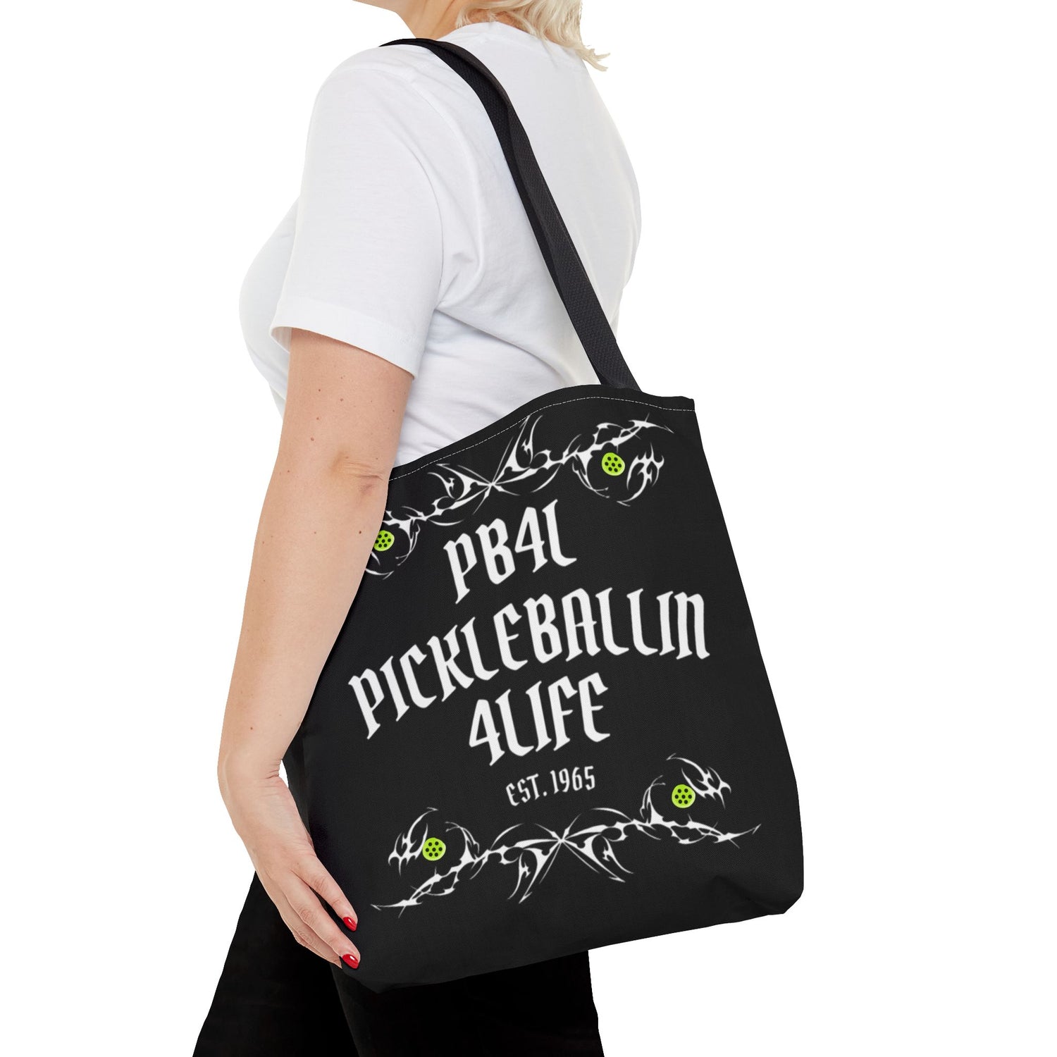 Pickleball Tote Bag - 'PB4L' Design for Enthusiasts and Players