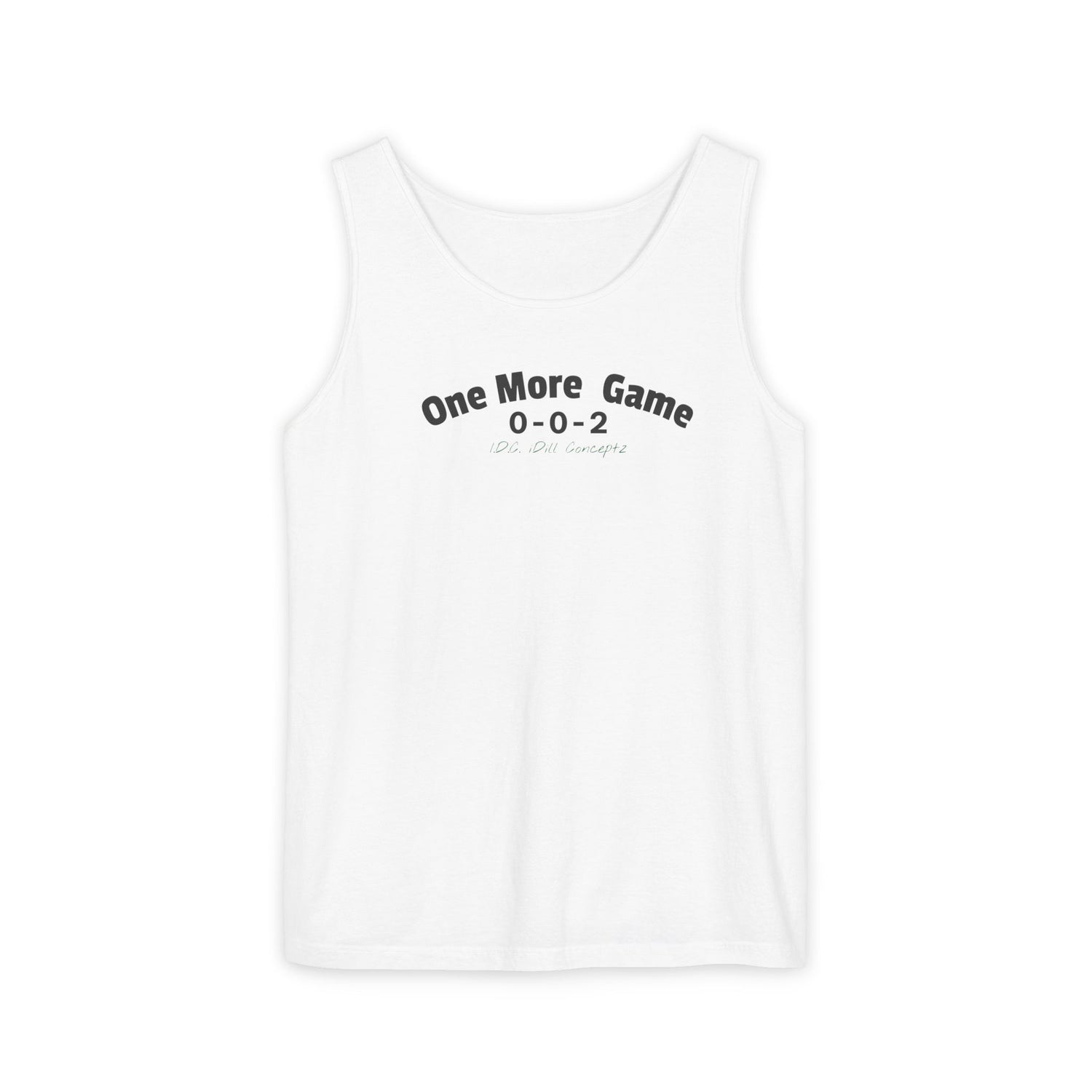 Unisex Pickleball Tank Top - 002 One More Game Design