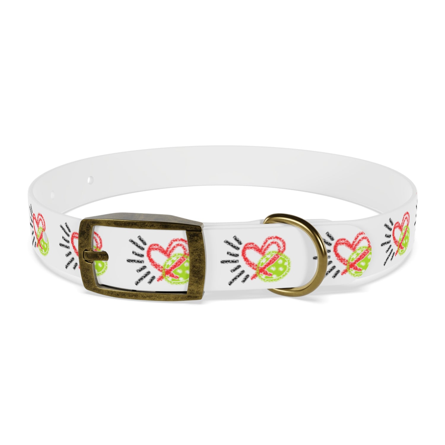 Dog Collar - Pickleball Love Unique Stand Out Design - Perfect for Pet Owners