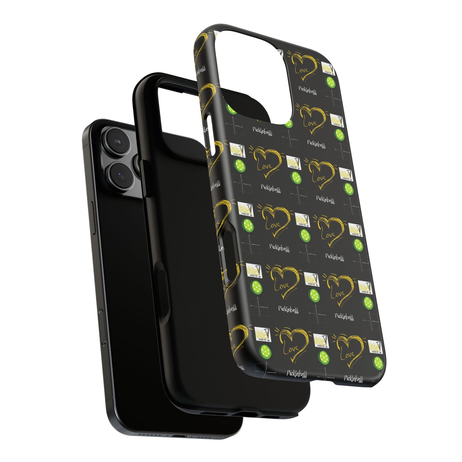 Pickleball Love Tough iPhone Case - Fun & Durable Sport Accessory