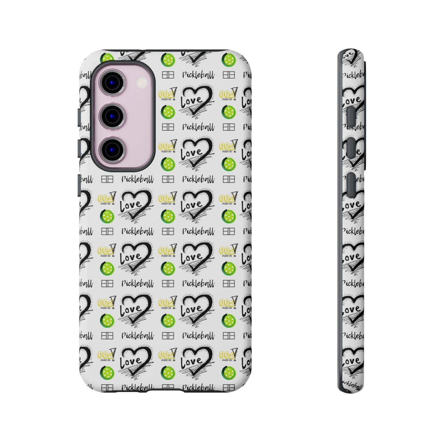 Pickleball Love Tough Android Samsung Phone Case - Fun & Durable Sport Accessory