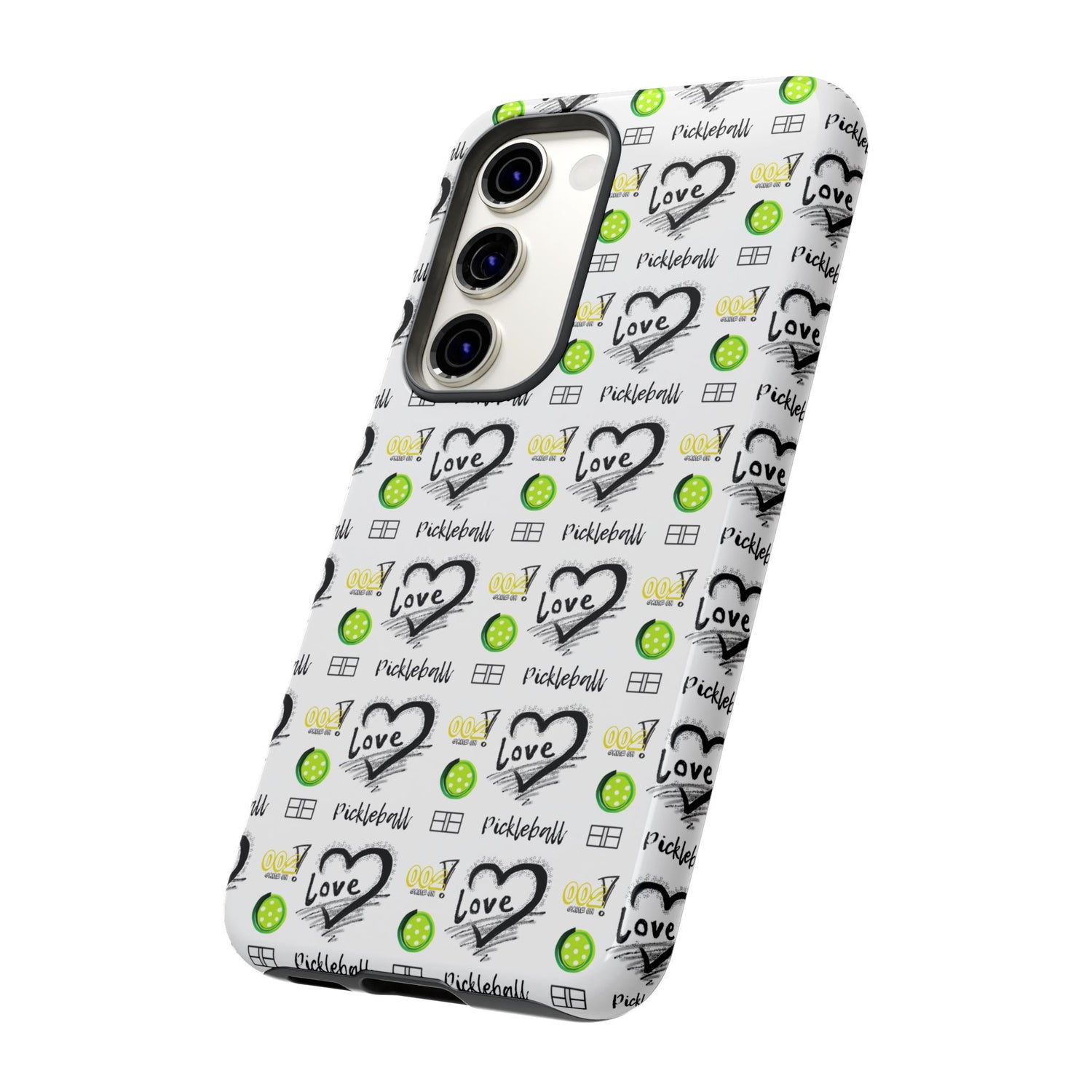 Pickleball Love Tough Android Samsung Phone Case - Fun & Durable Sport Accessory