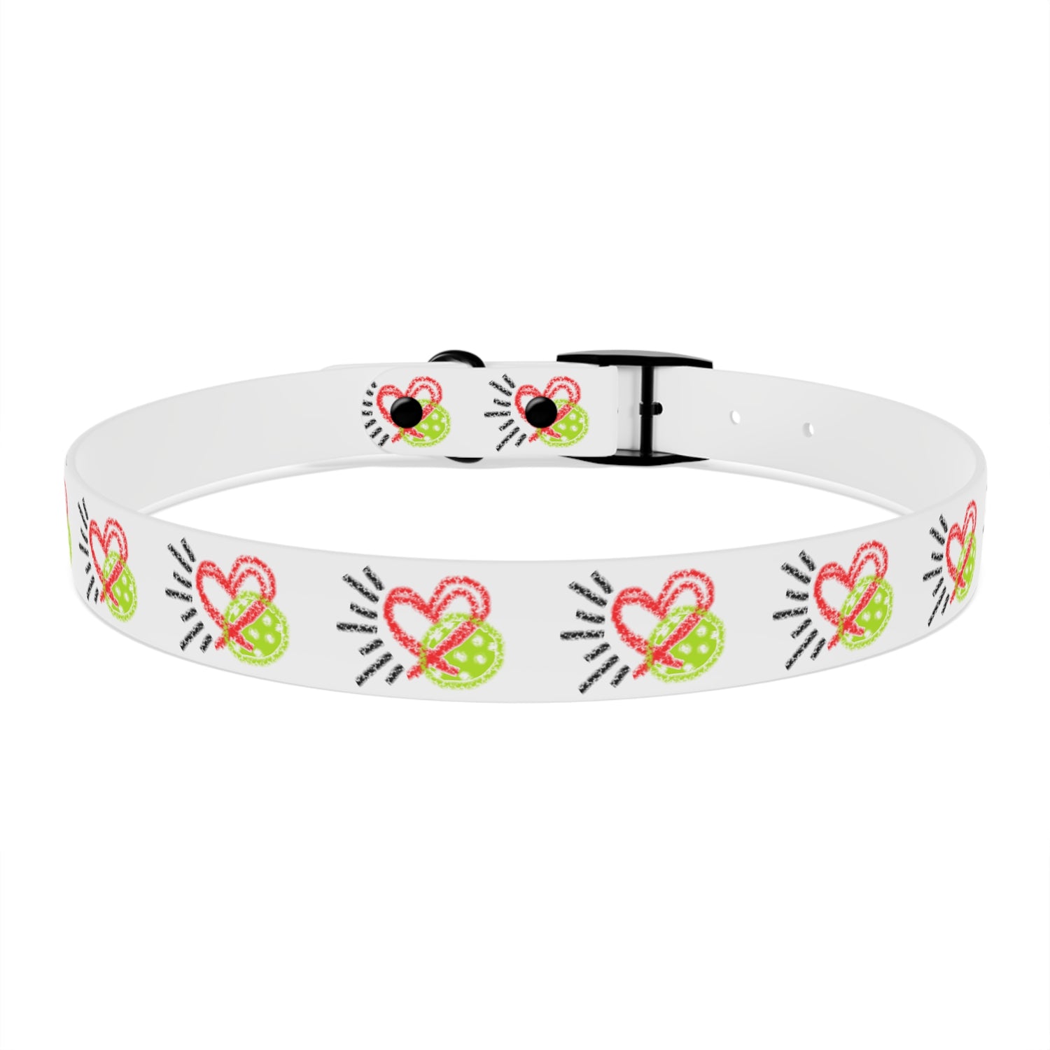 Dog Collar - Pickleball Love Unique Stand Out Design - Perfect for Pet Owners