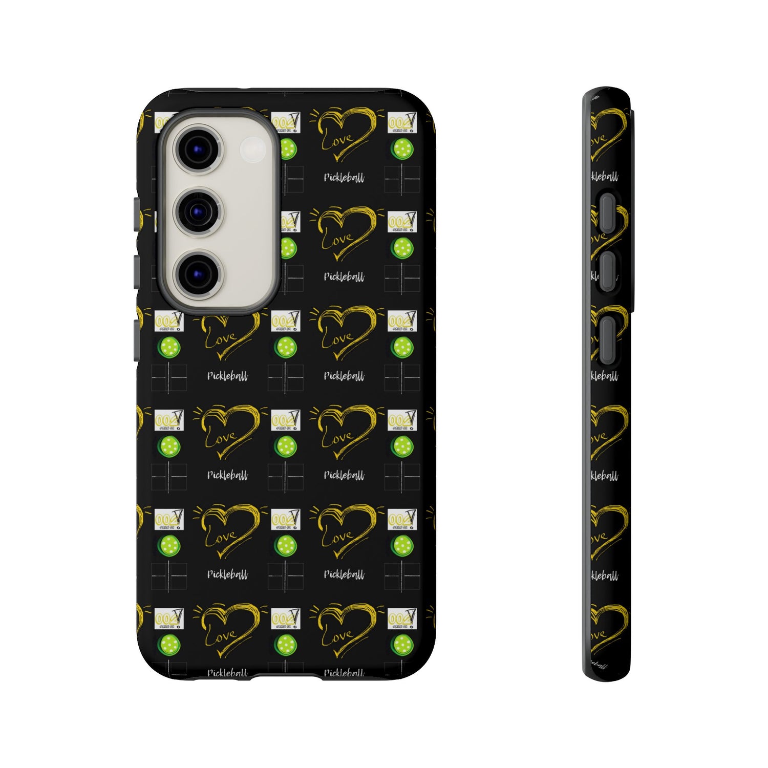 Pickleball Love Tough Android Samsung Phone Case - Fun & Durable Sport Accessory