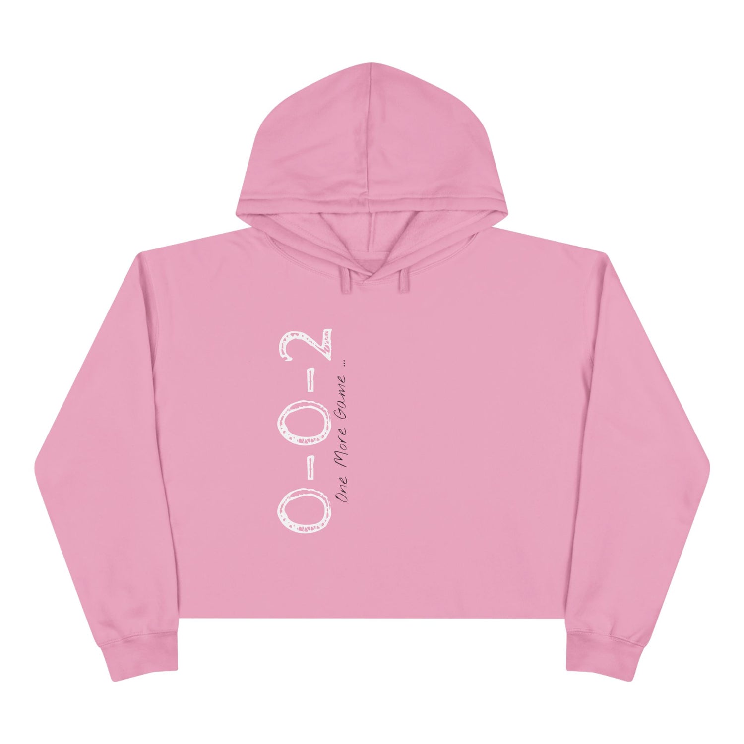 002 Pickleball Crop Hoodie - Just One More Game - Women's Cropped Hoodie