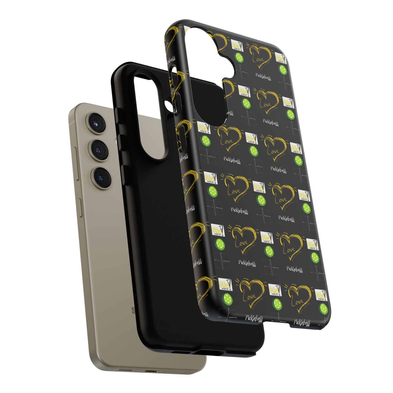 Pickleball Love Tough Android Samsung Phone Case - Fun & Durable Sport Accessory
