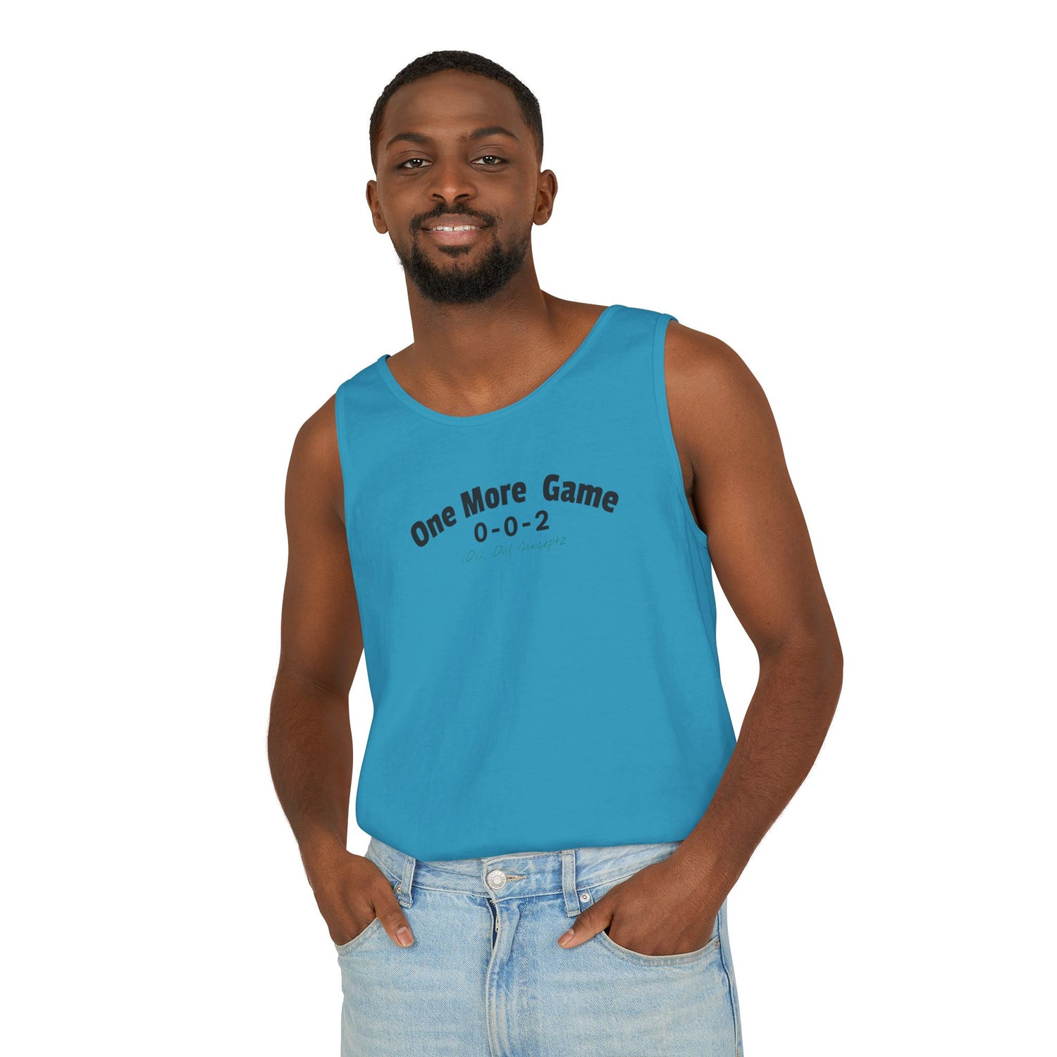 Unisex Pickleball Tank Top - 002 One More Game Design