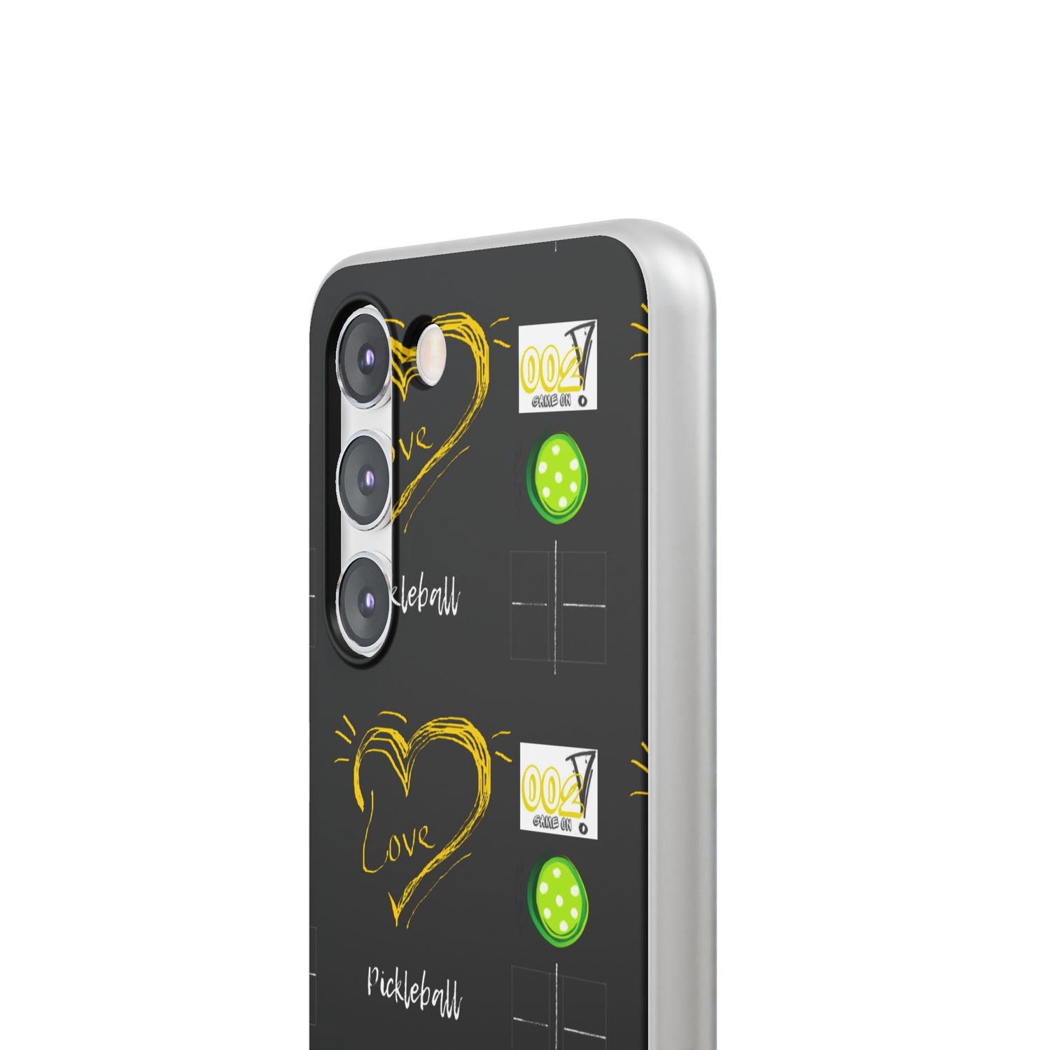 Pickleball Love Flexi Android Samsung Phone Case - Pickleball Phone Case