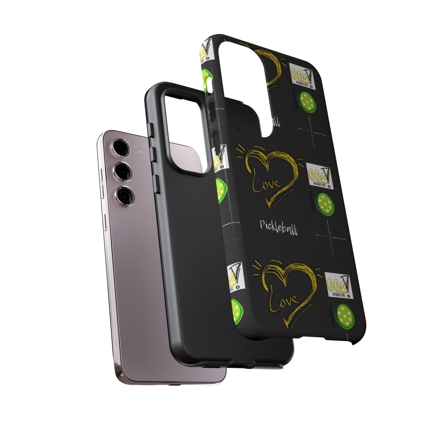 Pickleball Love Tough Android Samsung Phone Case - Fun & Durable Sport Accessory