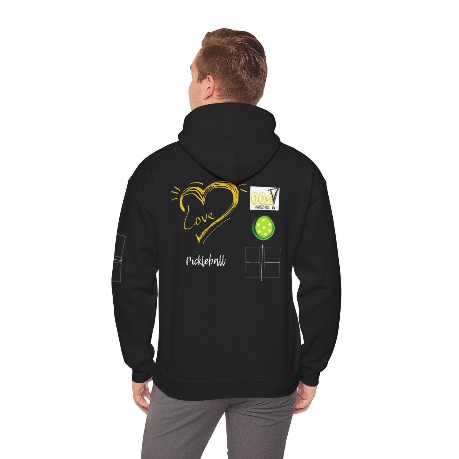 Unisex Pickleball Hoodie Apparel - LOVE Pickleball