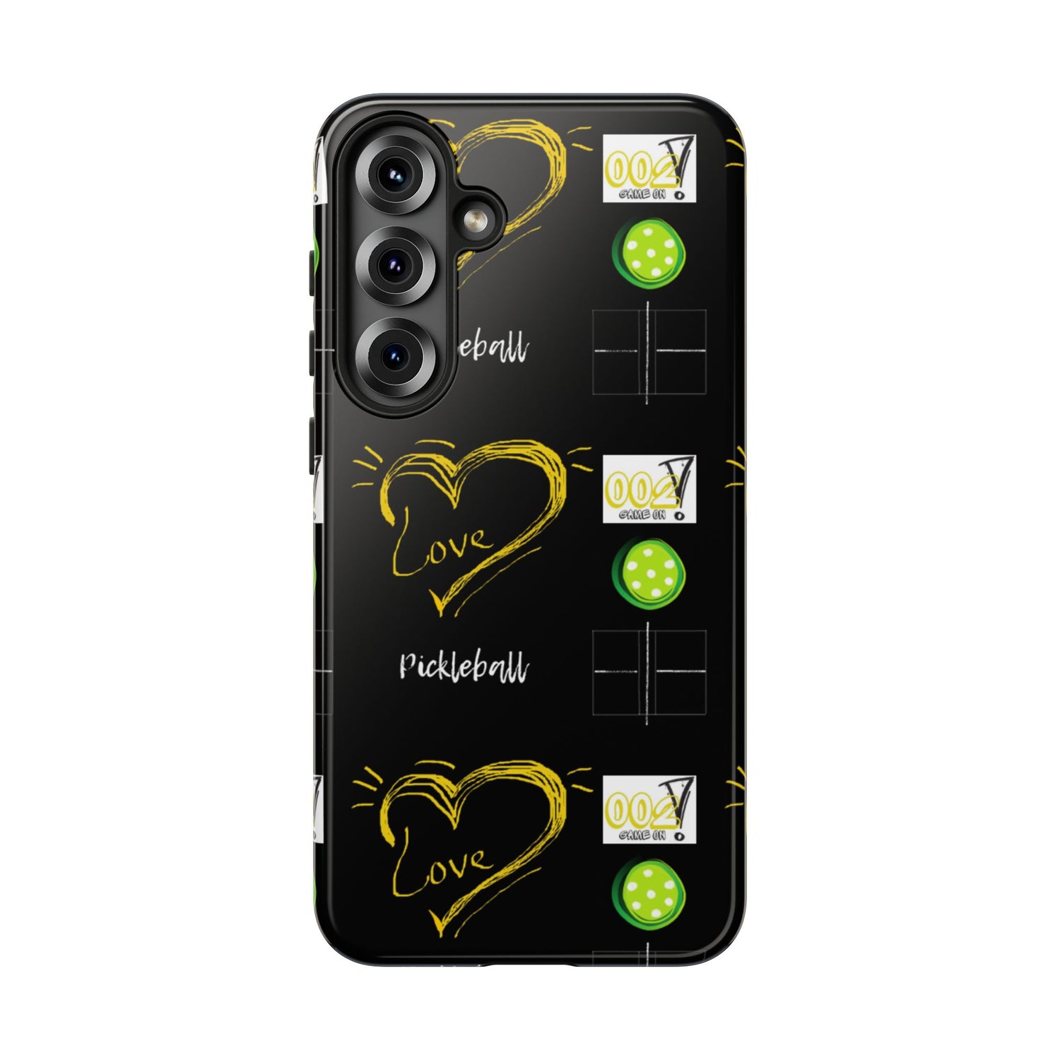 Pickleball Love Tough Android Samsung Phone Case - Fun & Durable Sport Accessory