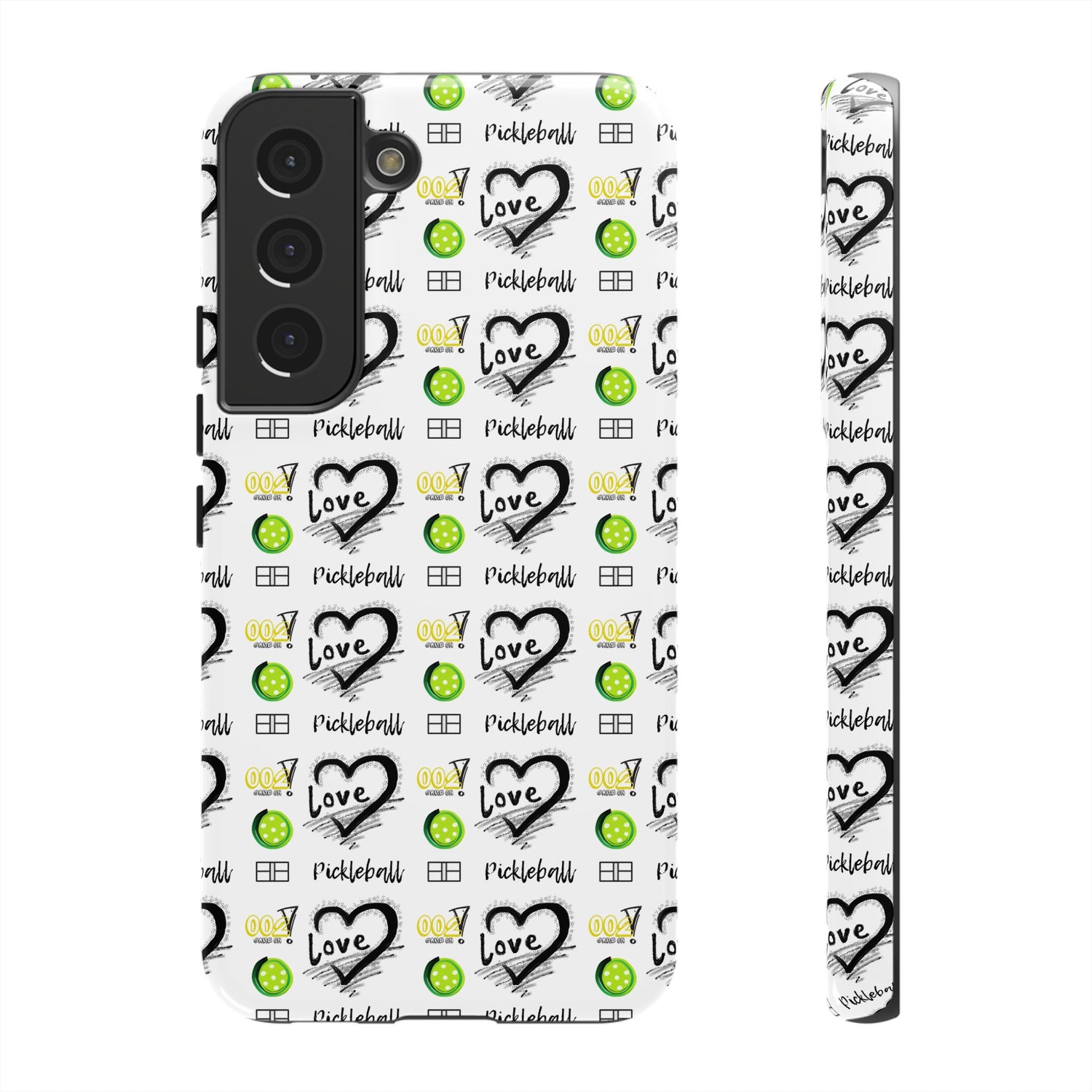 Pickleball Love Tough Android Samsung Phone Case - Fun & Durable Sport Accessory