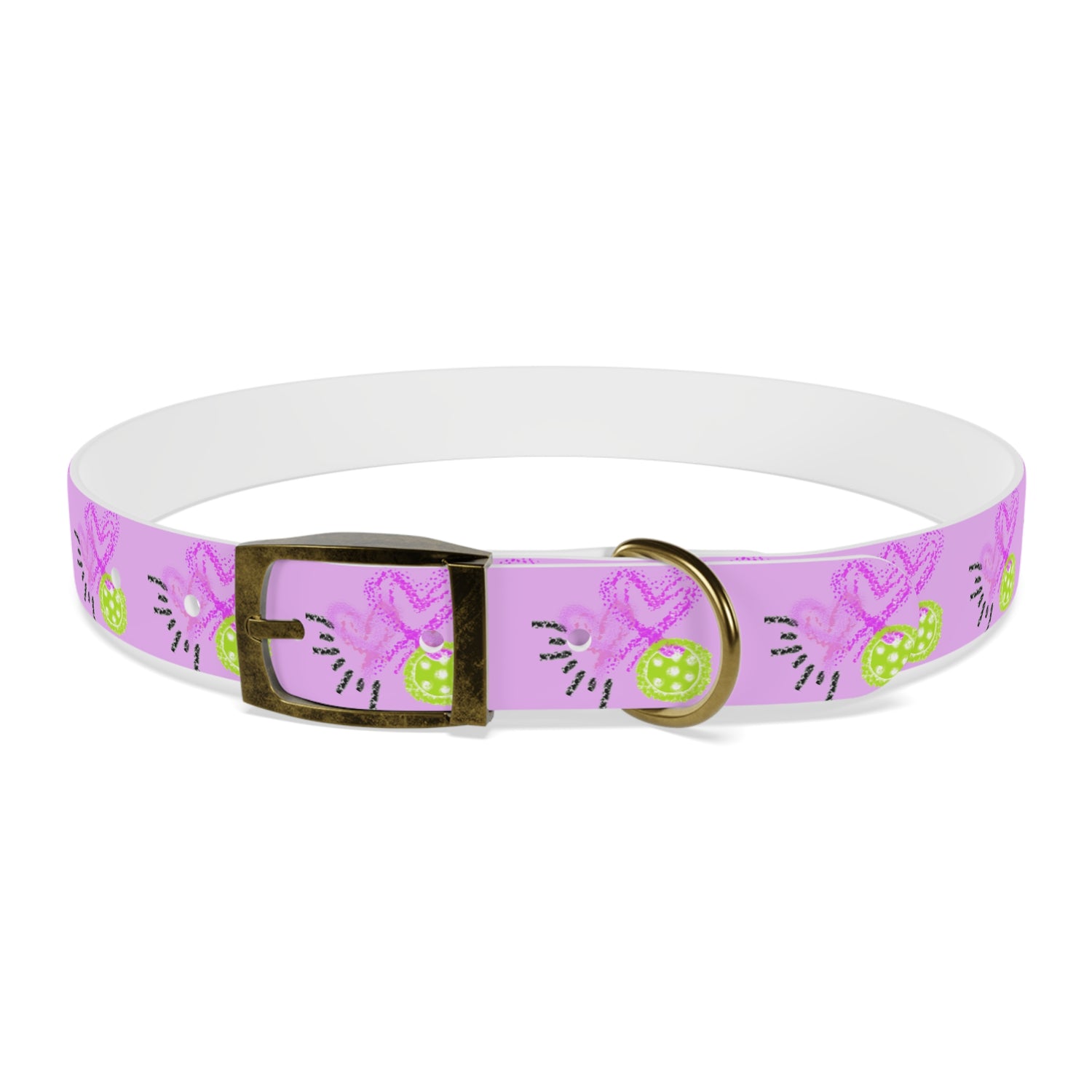 Dog Collar - Pickleball Love Unique Stand Out Design - Perfect for Pet Owners
