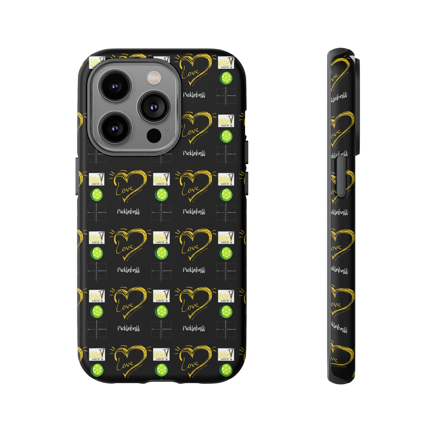 Pickleball Love Tough iPhone Case - Fun & Durable Sport Accessory