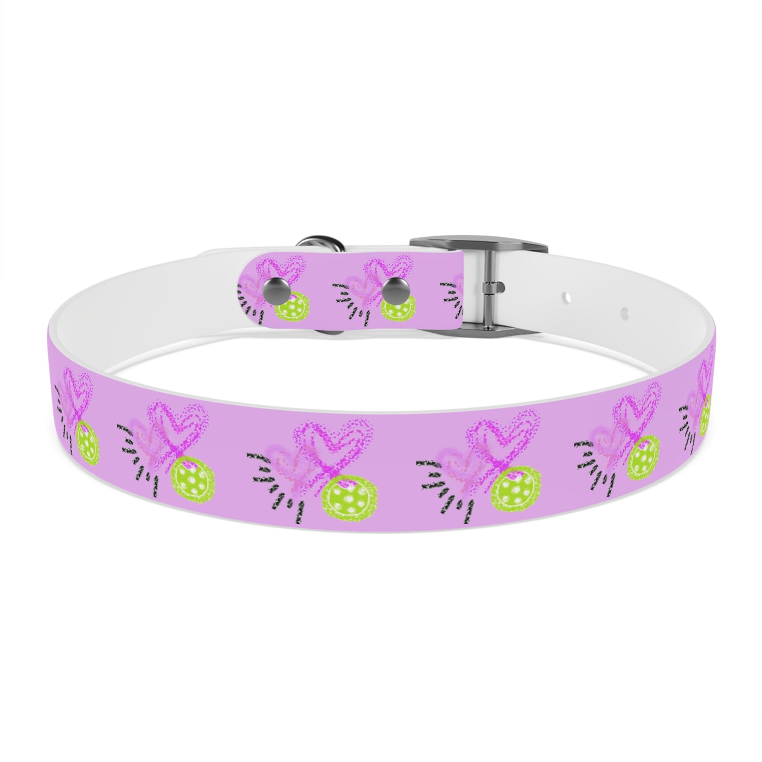 Dog Collar - Pickleball Love Unique Stand Out Design - Perfect for Pet Owners