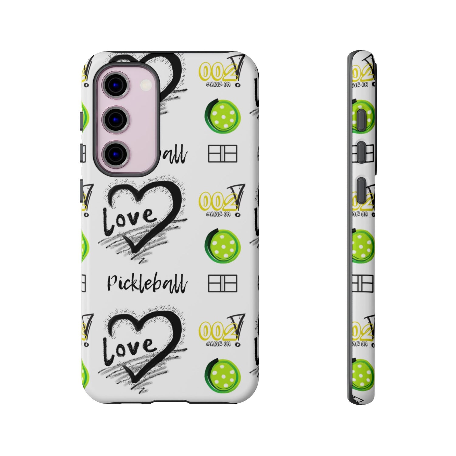 Pickleball Love Tough Android Samsung Phone Case - Fun & Durable Sport Accessory