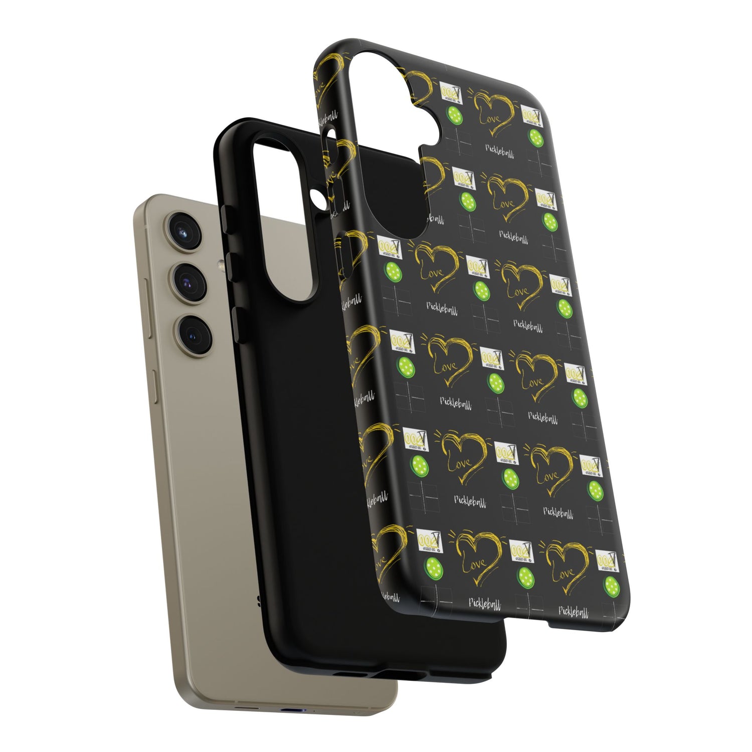 Pickleball Love Tough Android Samsung Phone Case - Fun & Durable Sport Accessory