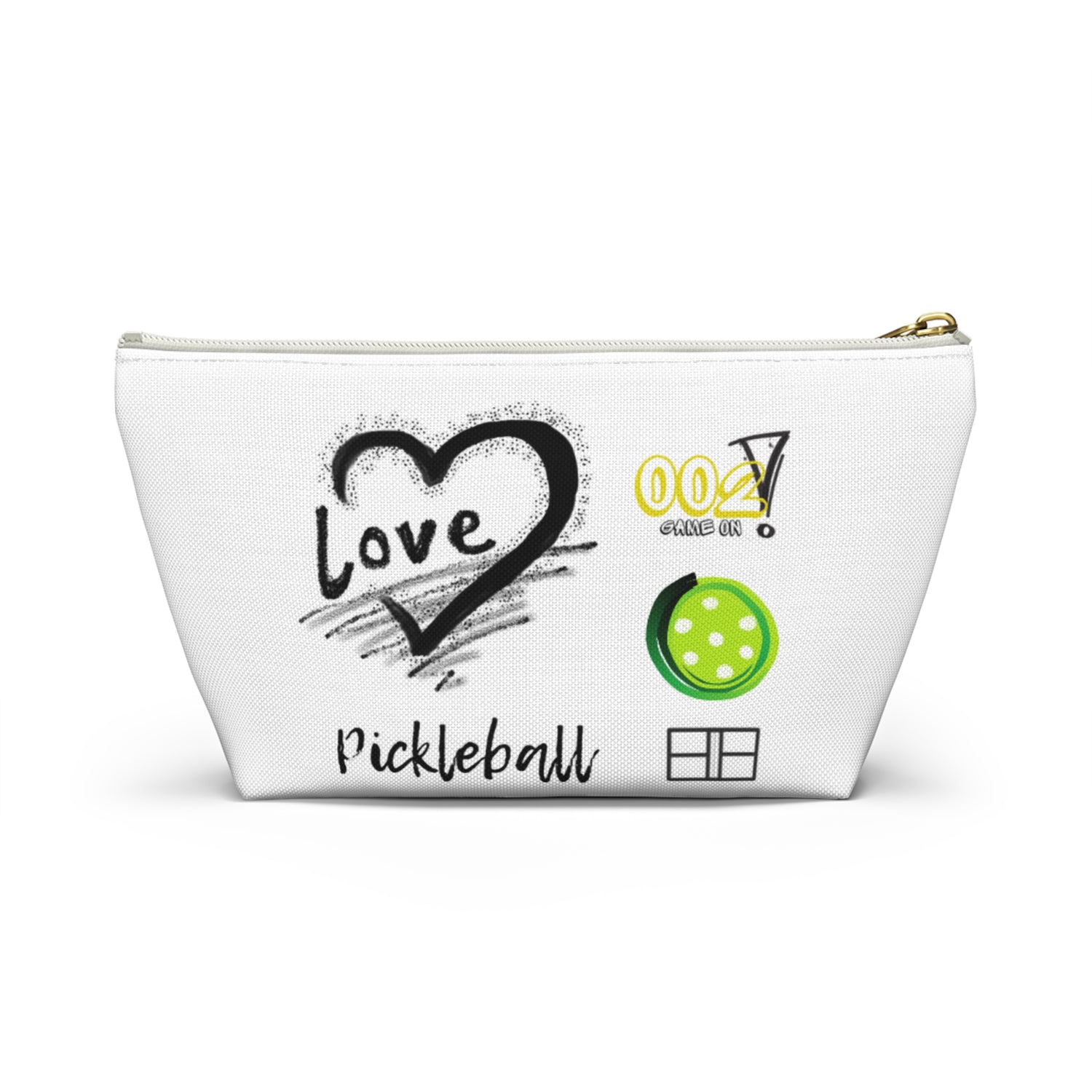Pickleball Love Accessory Pouch - Perfect Gift for Pickleball Enthusiasts - Game On!